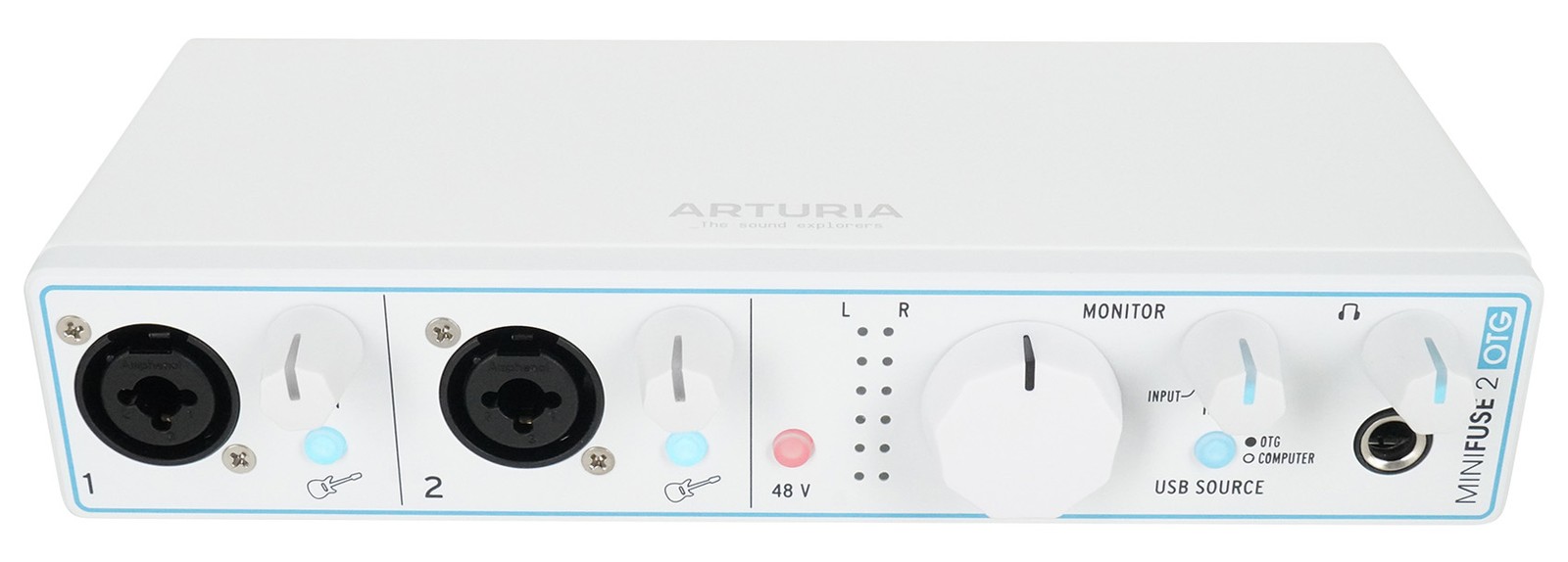 Arturia Minifuse 2 OTG Audio Recording Interface, Bus-Powered / 192 kHz / 24 bit
