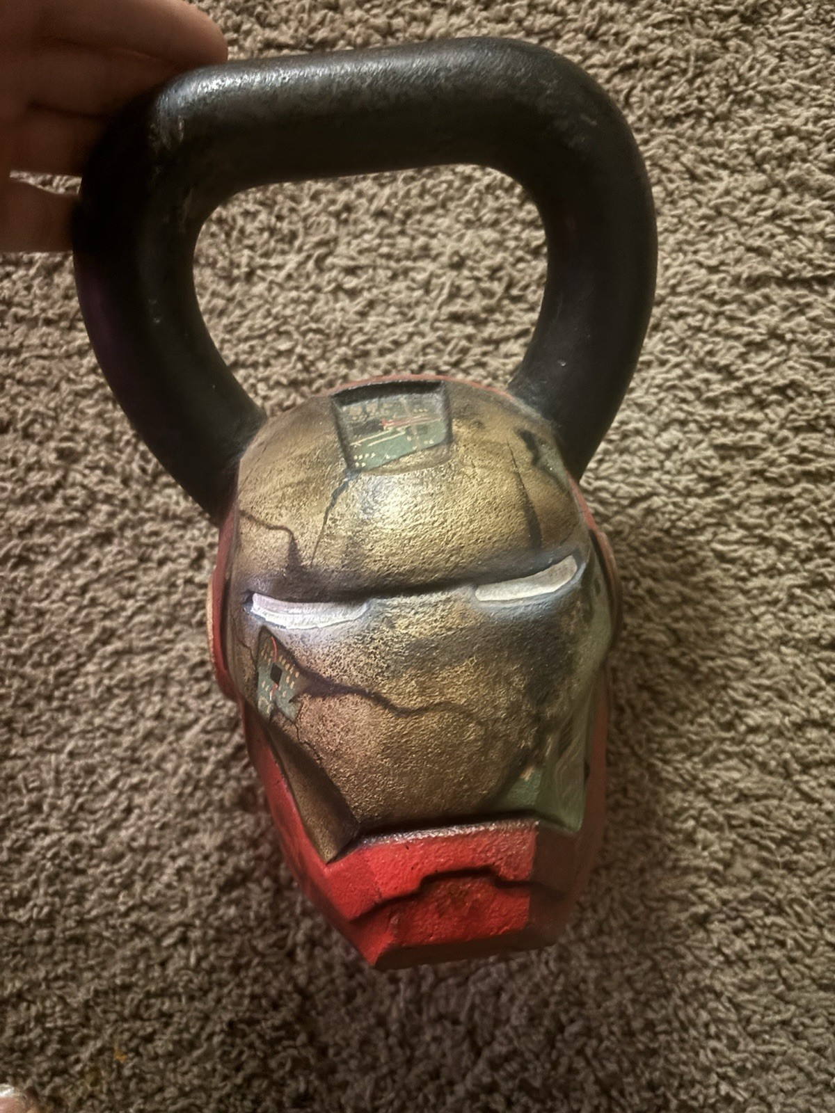 ONNIT MARVEL ELITE SERIES IRON MAN 40lbs Kettlebell Free Shipping