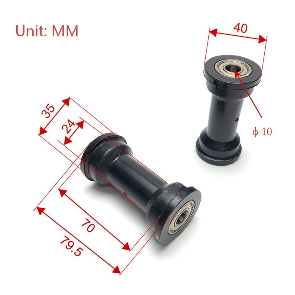 Plastic Pulley Bearing Wheel for Rowing Machine For 70mm Rectangular Tube Part