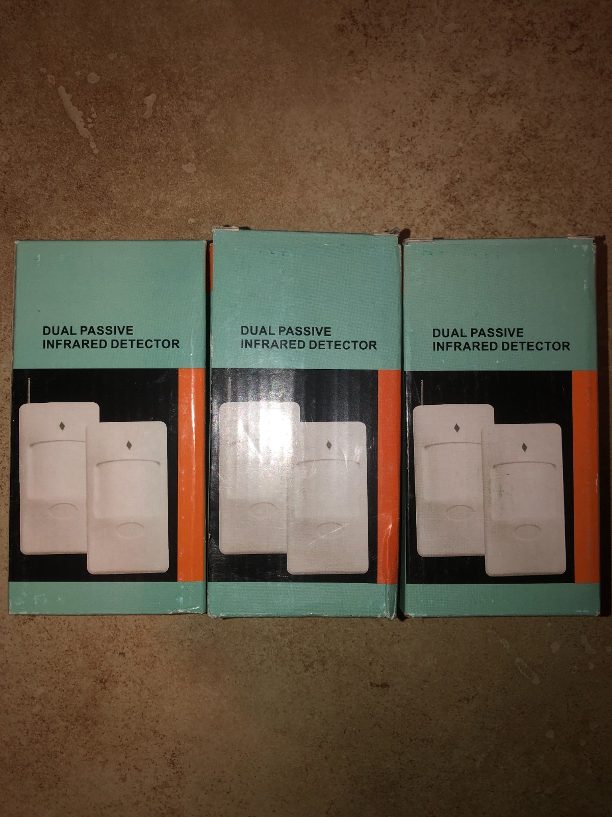 Lof of 3 Wireless PIR Motion Sensor with antennae Japan duel passive infrared