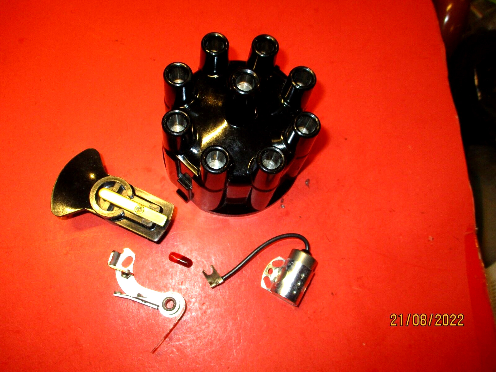 DODGE D/W 100-200-300 PLYMOUTH-MOPAR  1956-69 DISTRIBUTOR CAP & ROTOR-POINT-COND