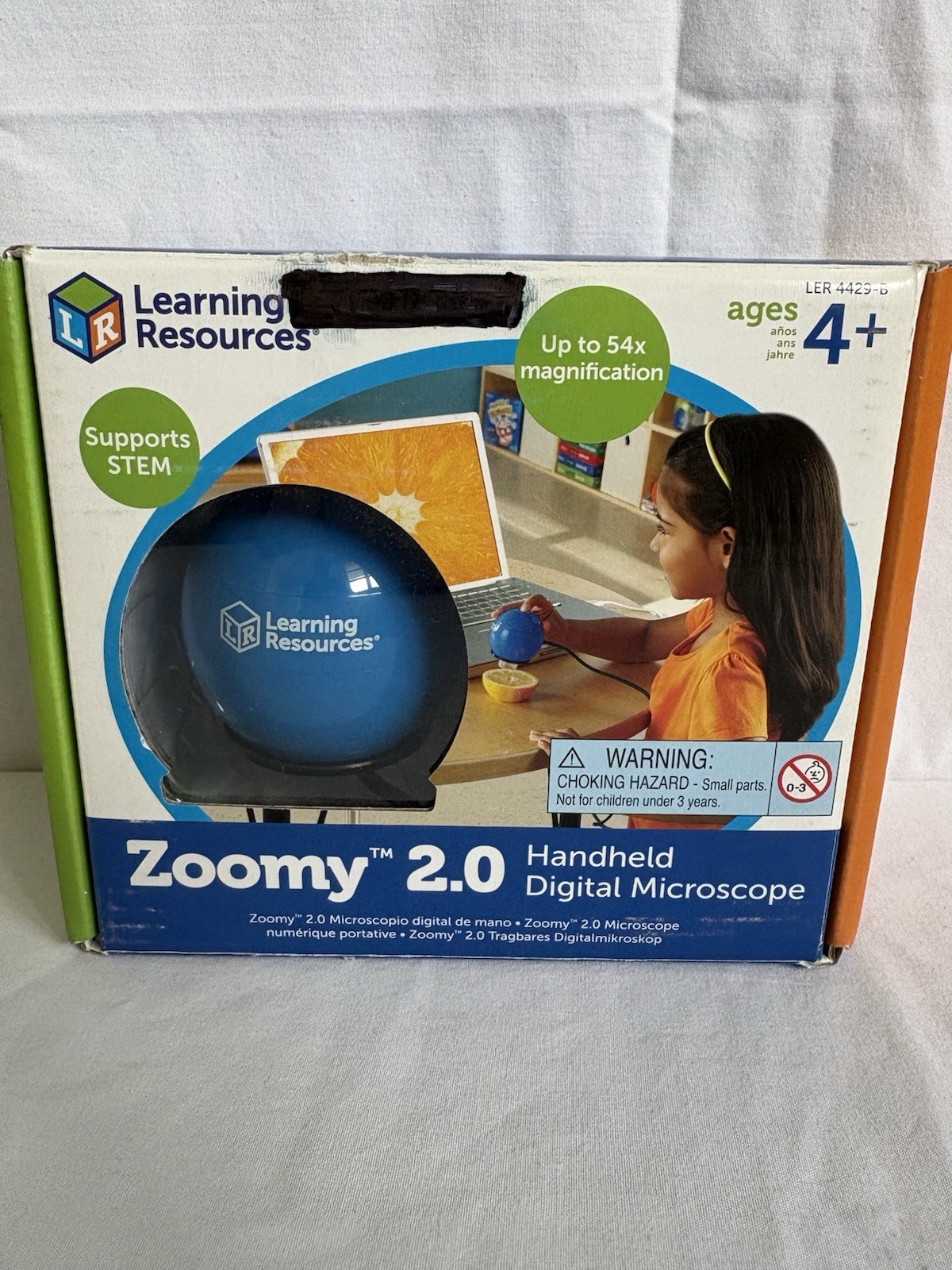 Learning Resource Zoomy 2.0 Handheld Digital Microscope TeachSTEM For Classroom