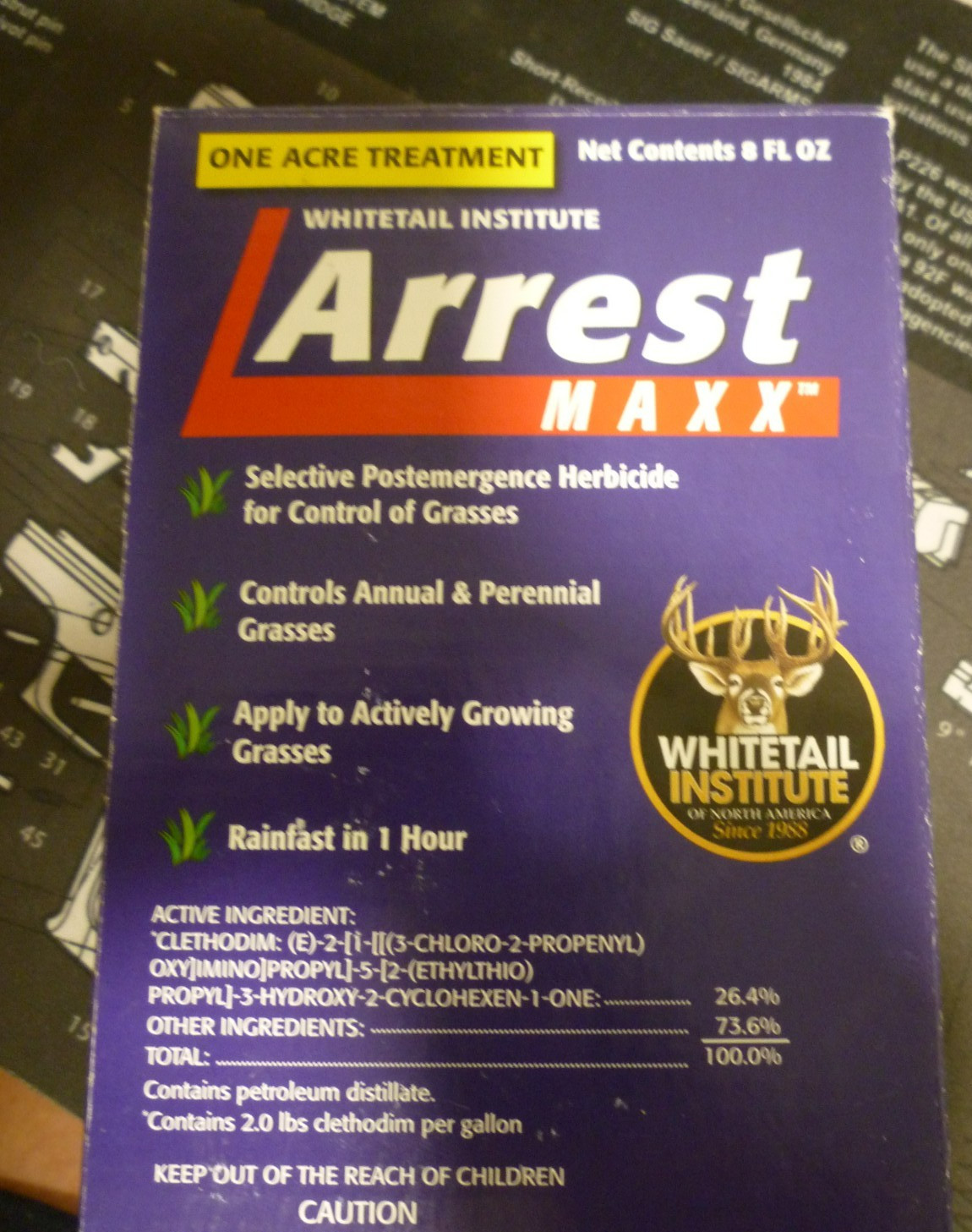 Arrest Maxx Herbicide Grass and weeds can crowd out your planted feed plots 1 ac