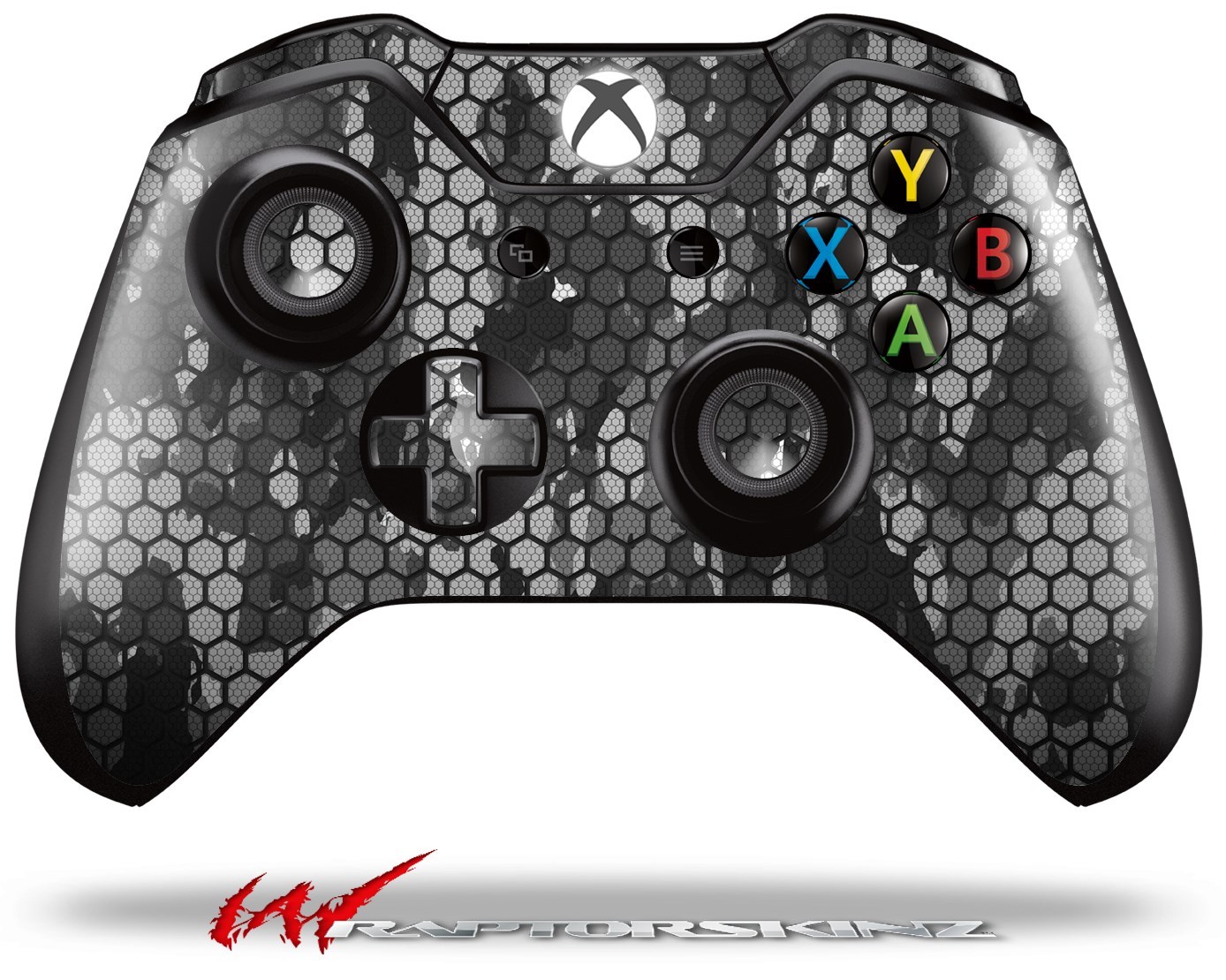 HEX Mesh Camo 01 Gray Skin for XBOX One Controller