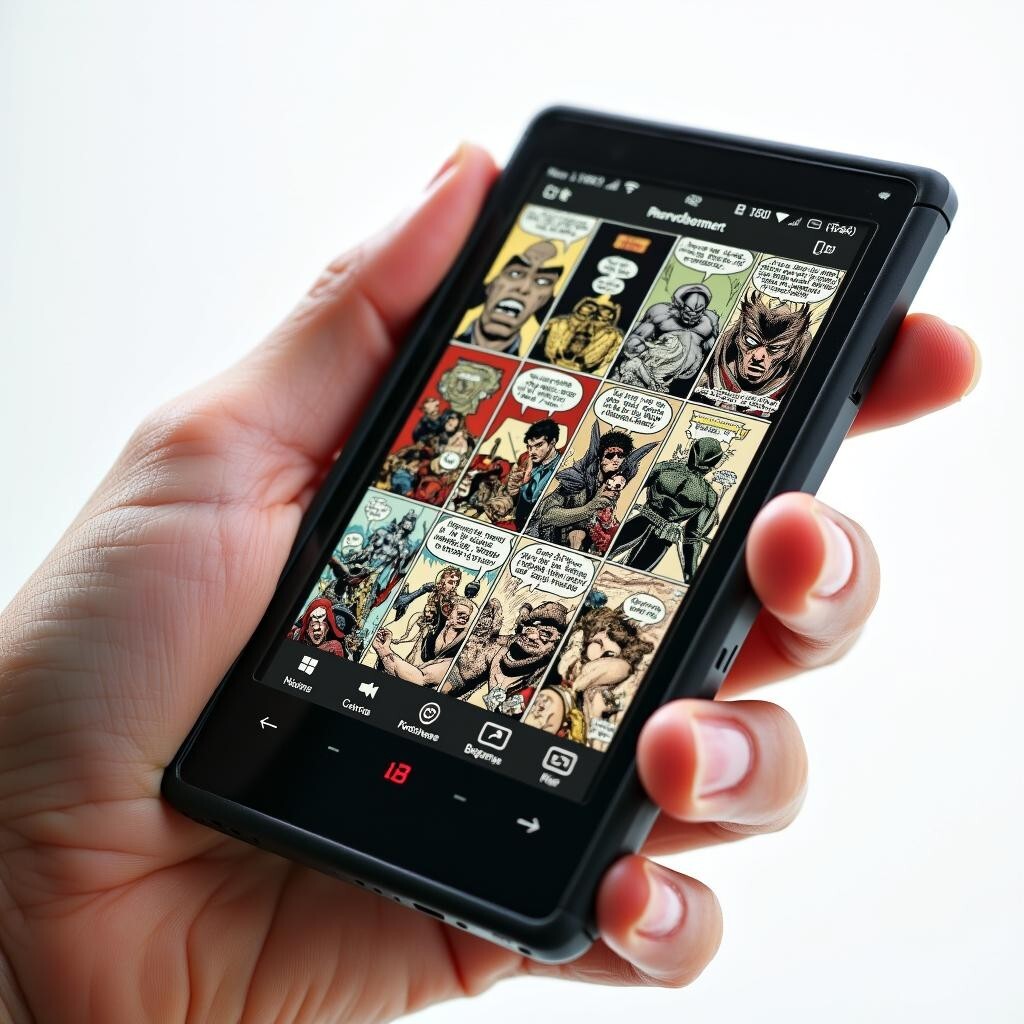 Comic Books Micro-SD 1 TB for Raspberry Pi 4 [4/8 GB] - With Built-in Web Reader