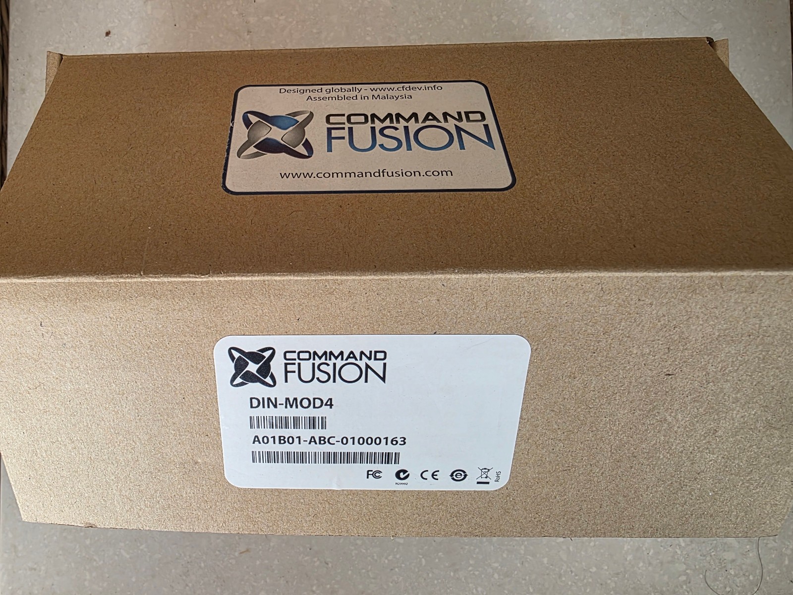 Command Fusion, DIN-MOD4, CFlink Module, Bass 525-1000-200 (NOS)