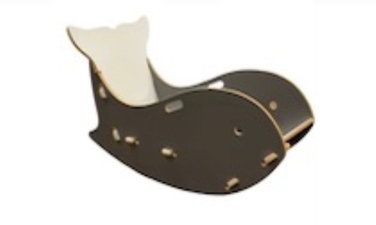 Sprout Kids Whale Rocking Chair Toddler Wooden Retails $180 Rare New