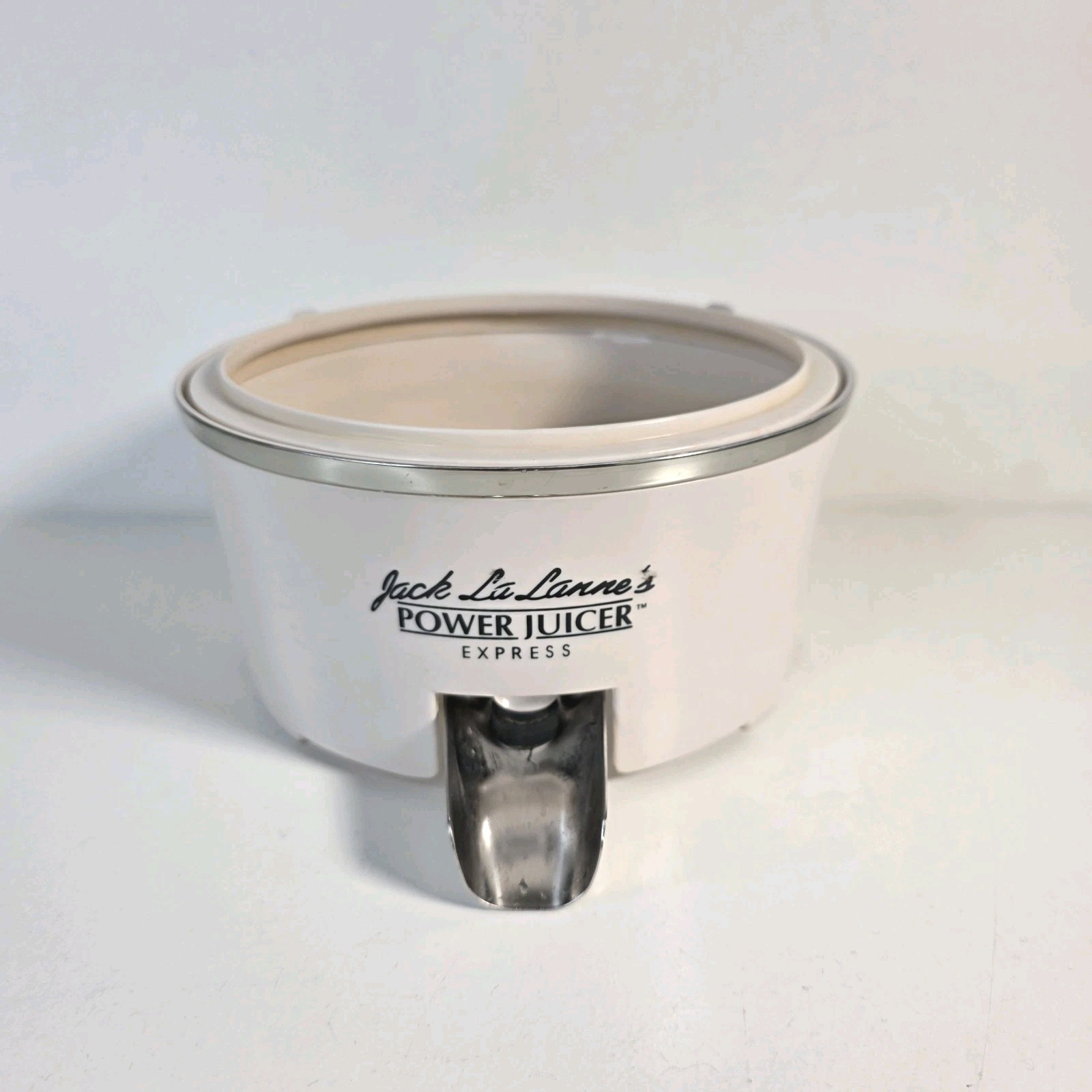 Jack Lalannes Power Juicer Receptacle Juice Spout White MT-1020 Replacement Part