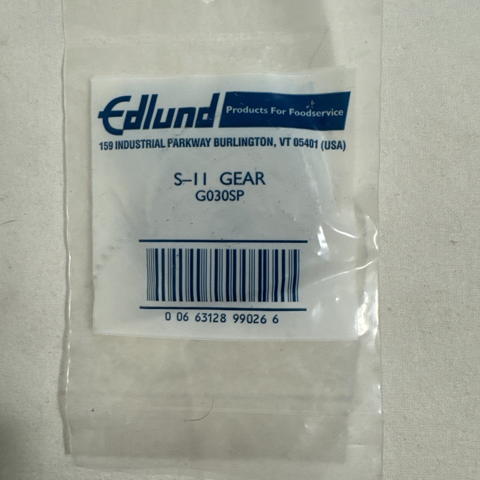 Edlund Products For Foodservice Gear S-11 | G030SP