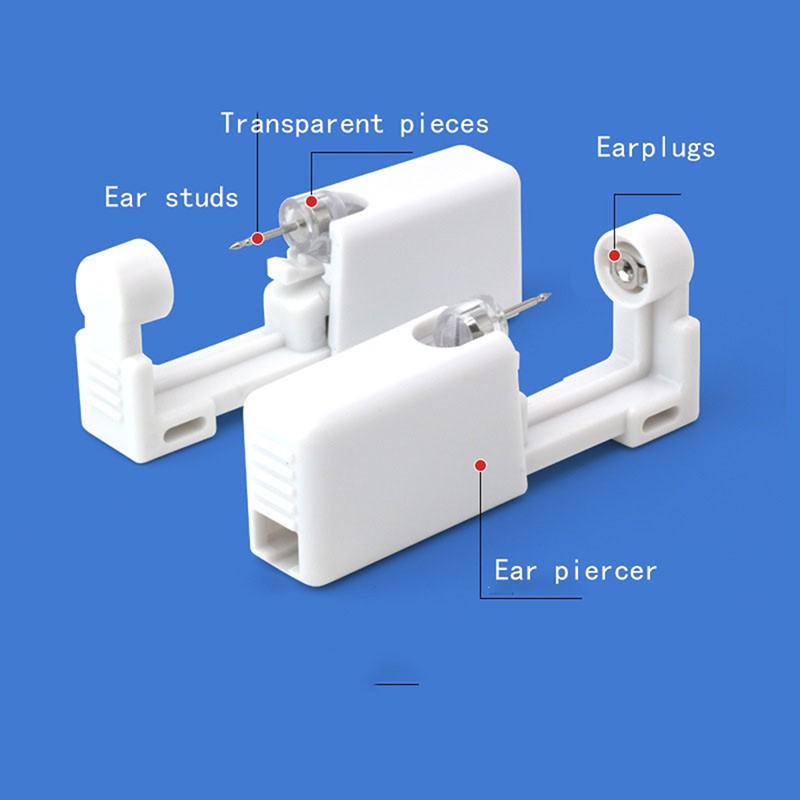 Ear Piercing Gun Disposable Self Ear Piercing Gun Kit  With 4mm Earring Stuzo