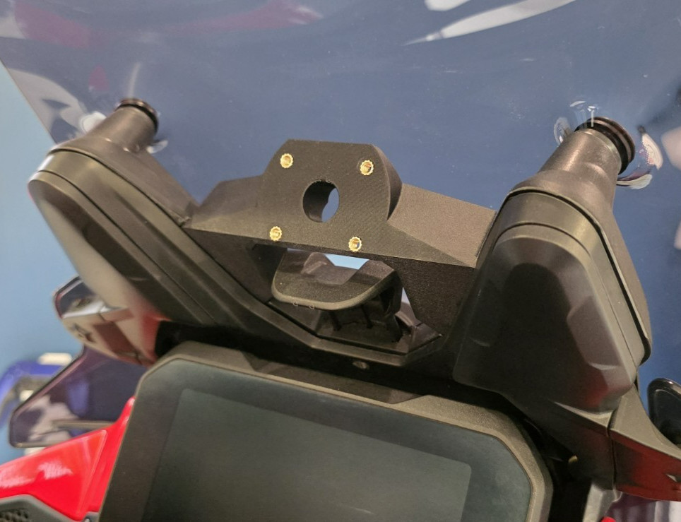 Ducati Multistrada V4 Garmin Zumo XT mount sat nav gps (AMPS Pattern)