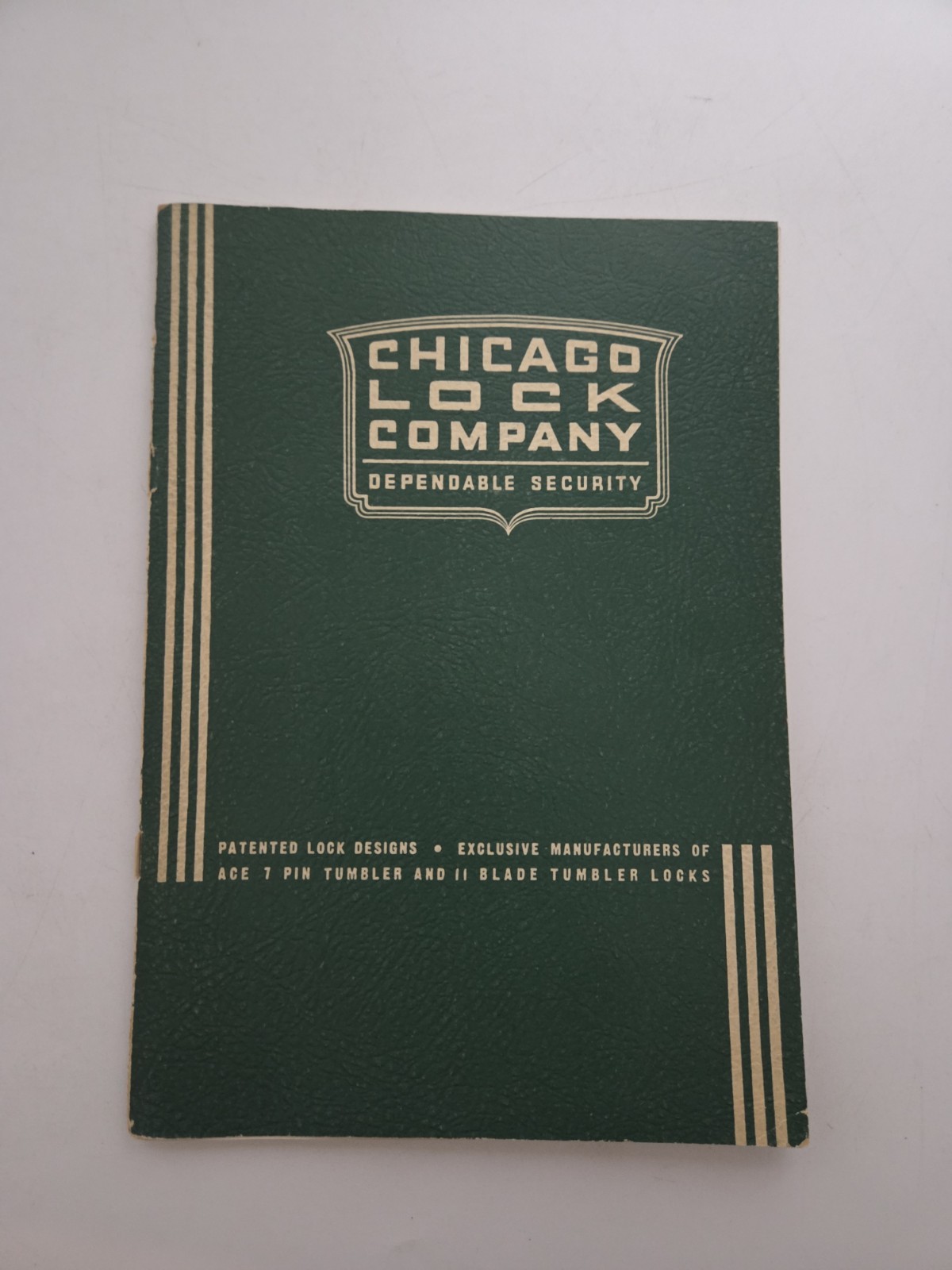 Chicago Lock Company Vintage Catalog