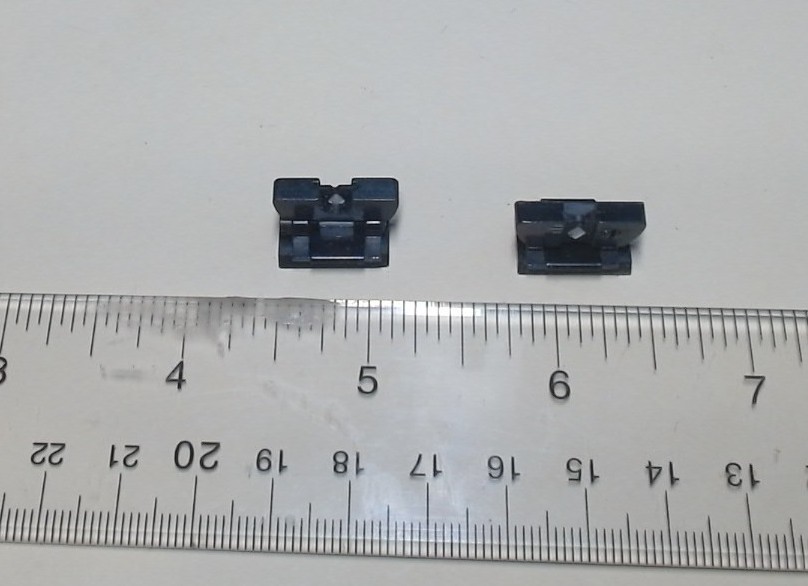 Buckhorn rear sight. 3/8 groove mount