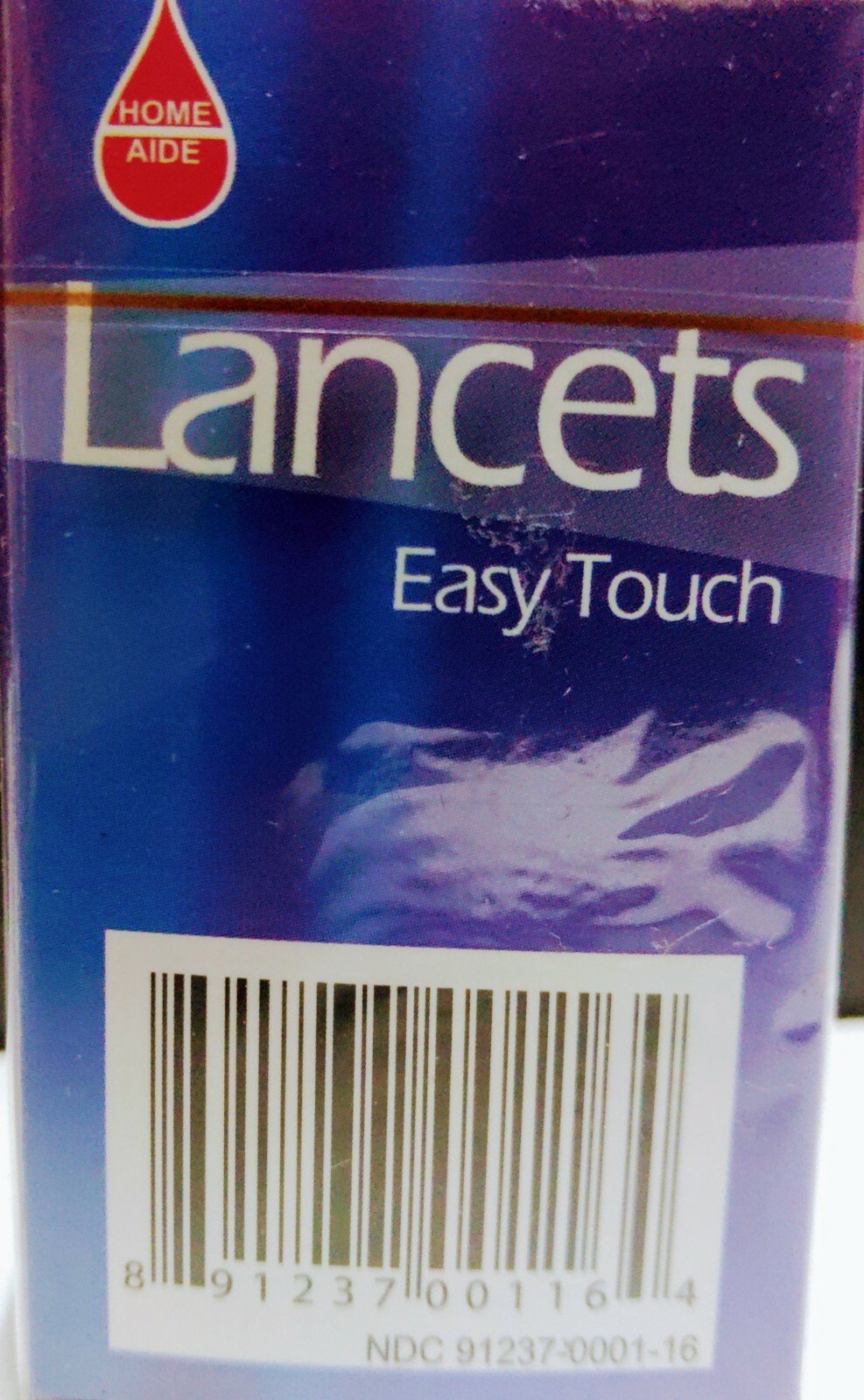 Home Aide Lancets Easy Touch 30 Gauge Thin Sterile Tip 100 Count Boxes NSP