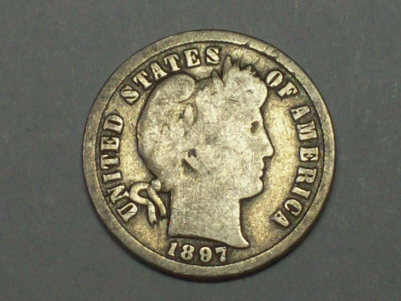 1897 Barber Dime   Good     SN8388