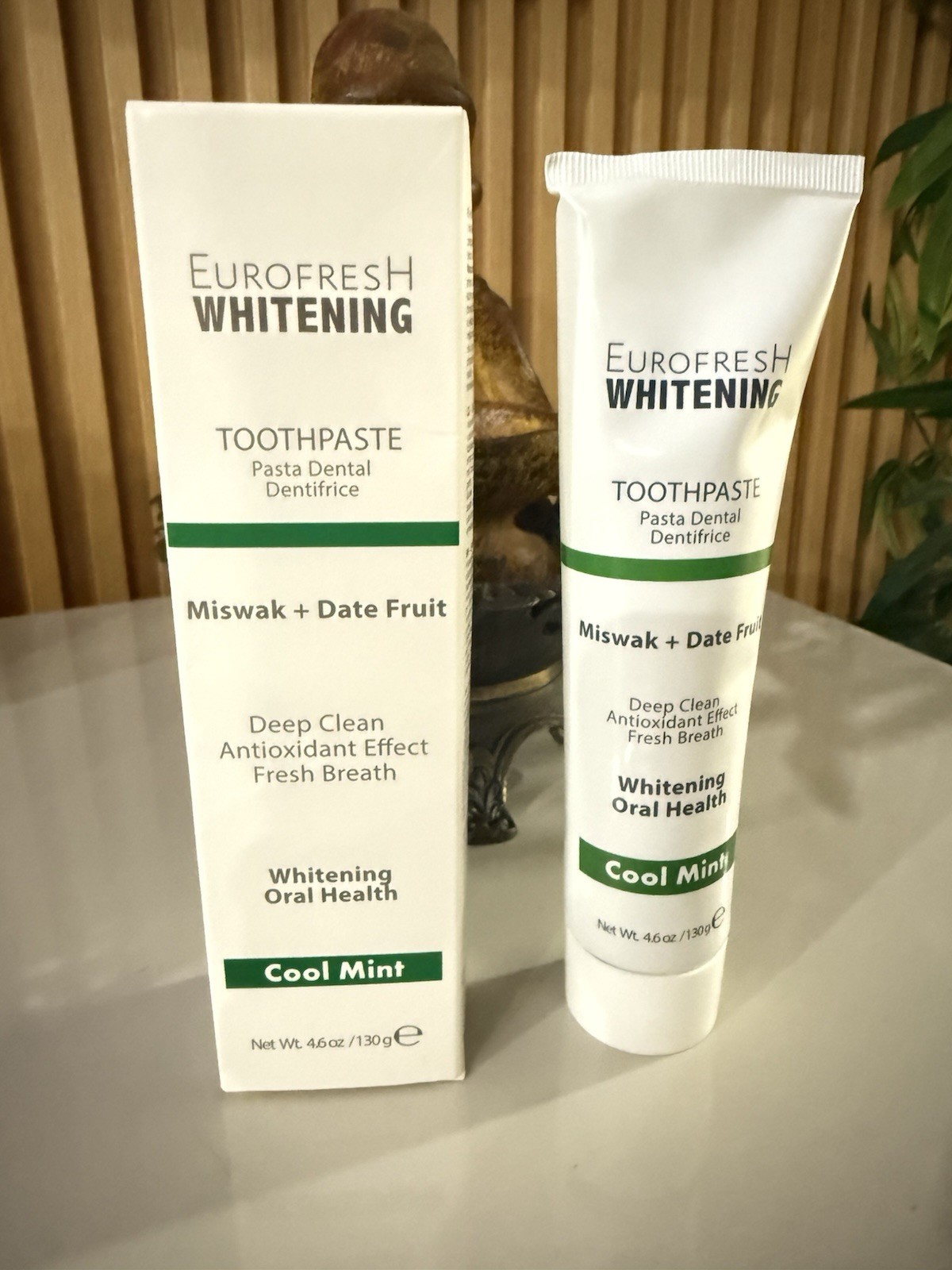 FARMASI WHITENING TOOTHPASTE SET (2) Flavors Cool Mint & Fresh Mint