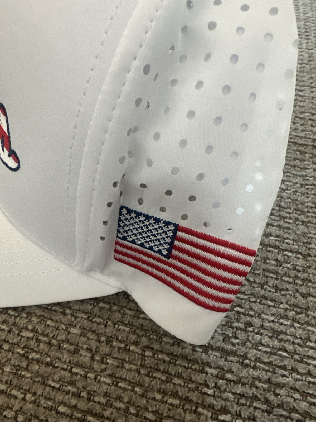 NEW Titties Golf Hat white adjustable patriotic US Flag T14