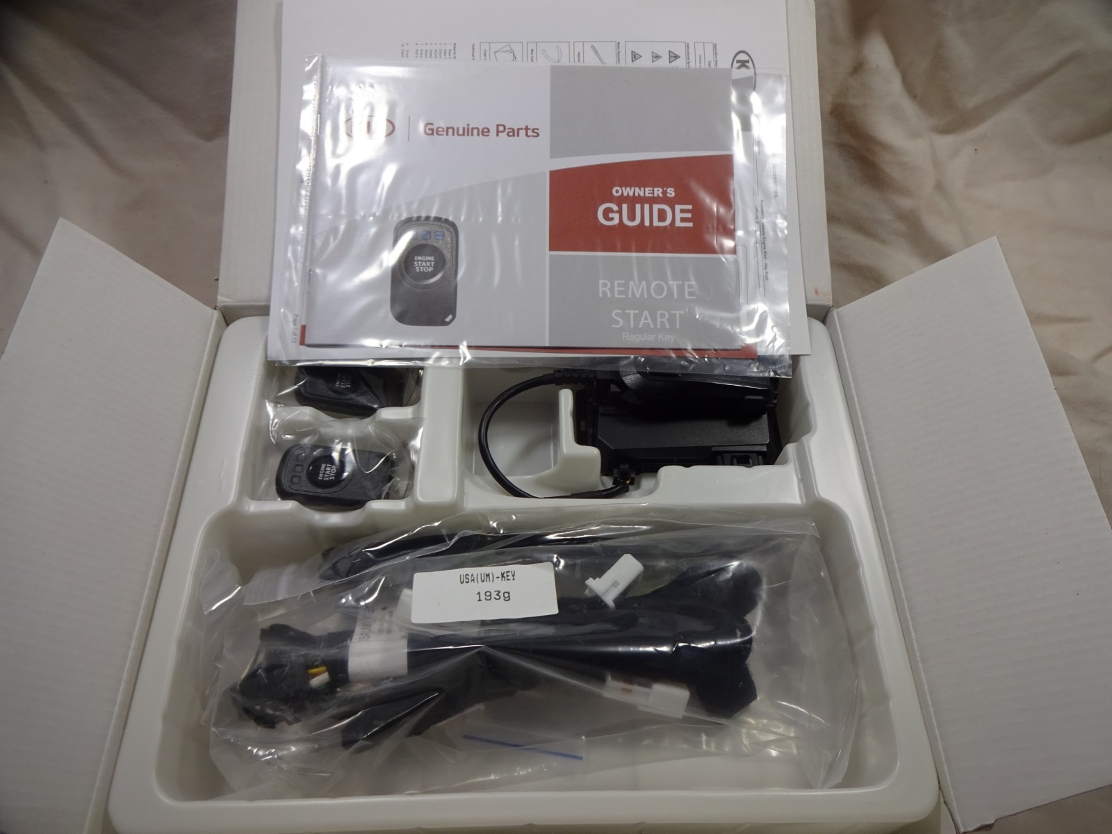 Genuine KIA C6F57 ACF01 Remote Start Kit Key Start Sorento 2016-18