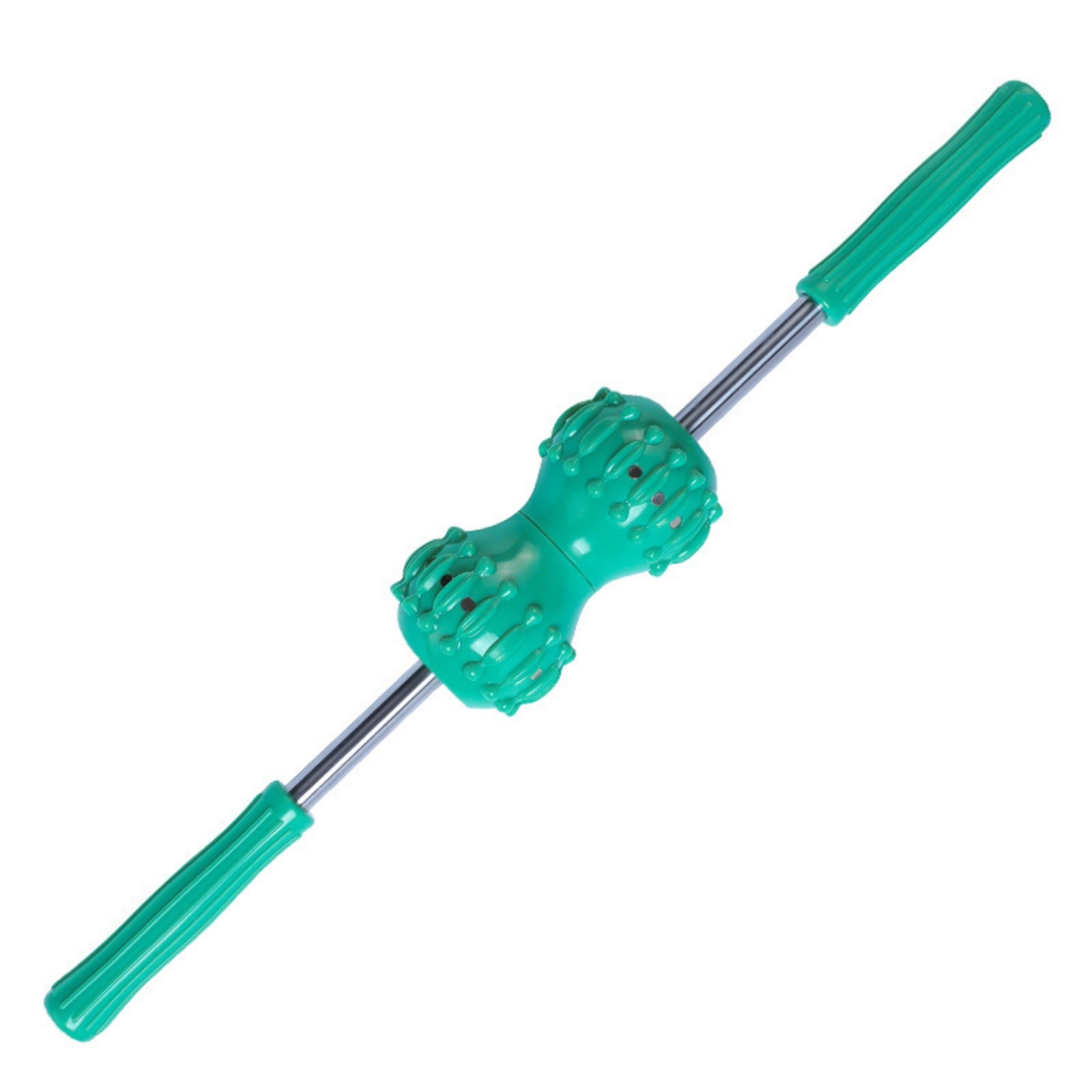 Back Massage Stick Multi-Head Roller Massager with Double-Ball Heads Non-Slip