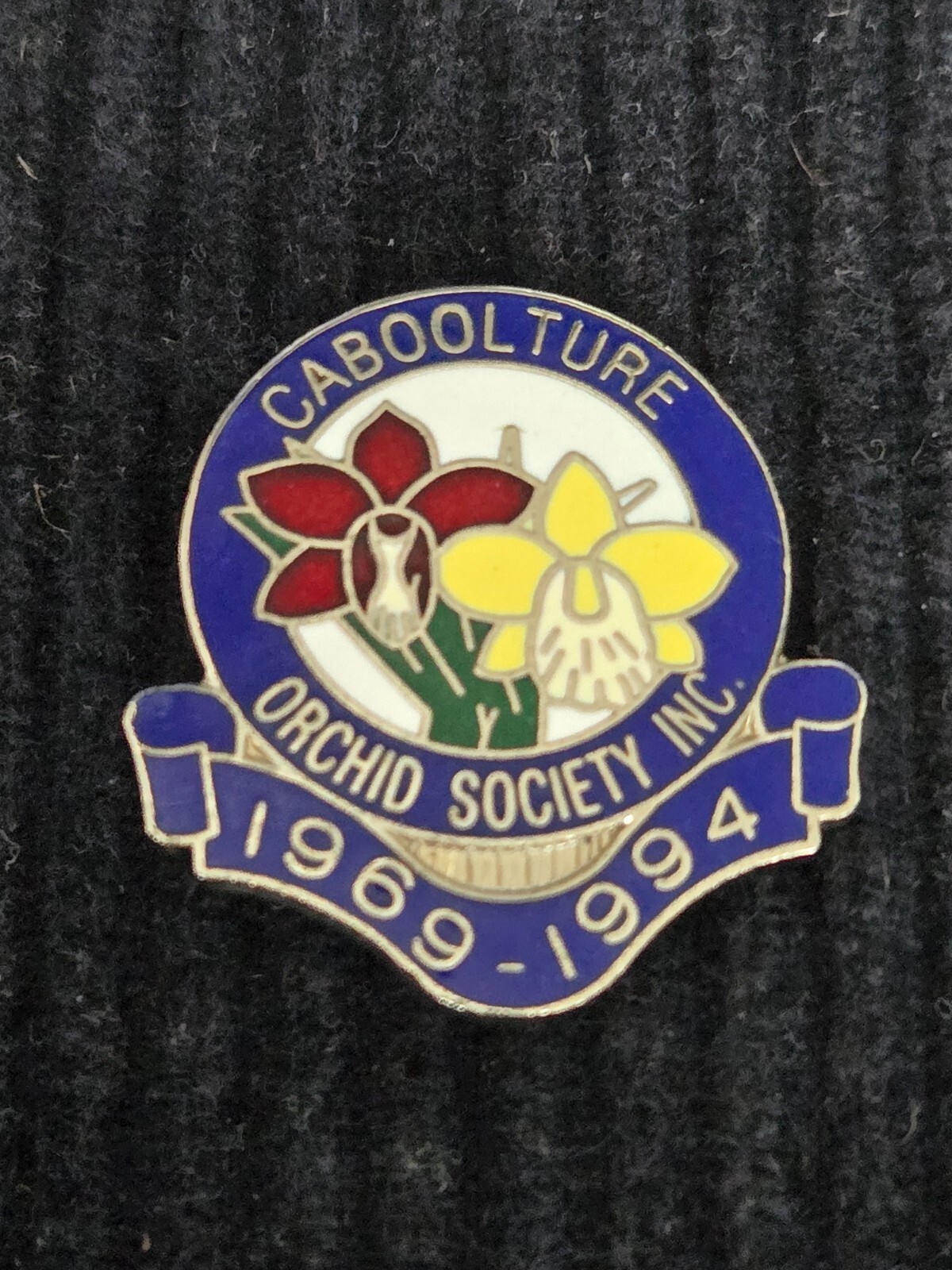 CABOOLTURE ORCHID SOCIETY ➔ ORCHID ➔ Pin / Lapel Pin *From Collection* 16766