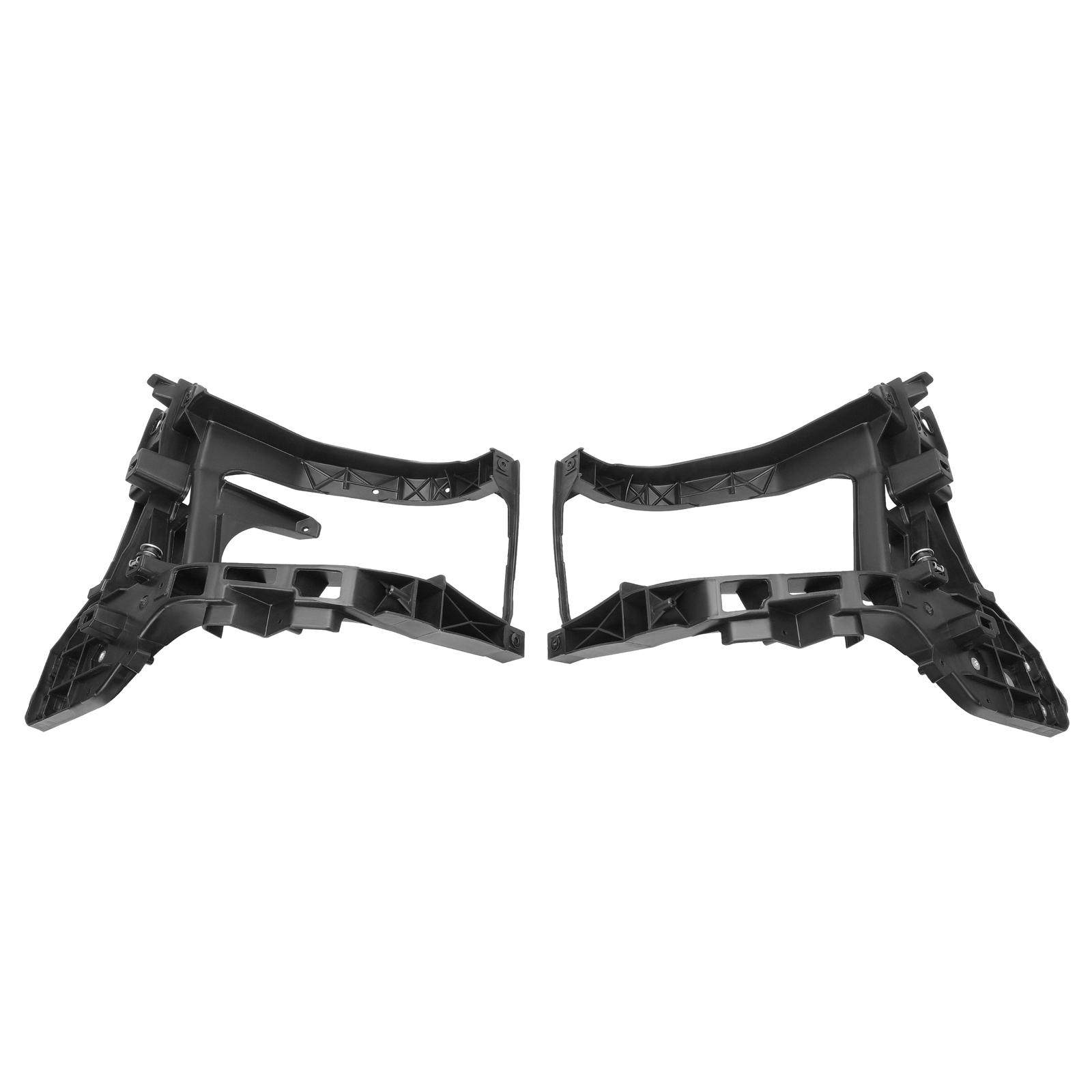 HECASA Pair of Radiator Support Headlight Brackets For 2013-24 20 Ram 1500 2500