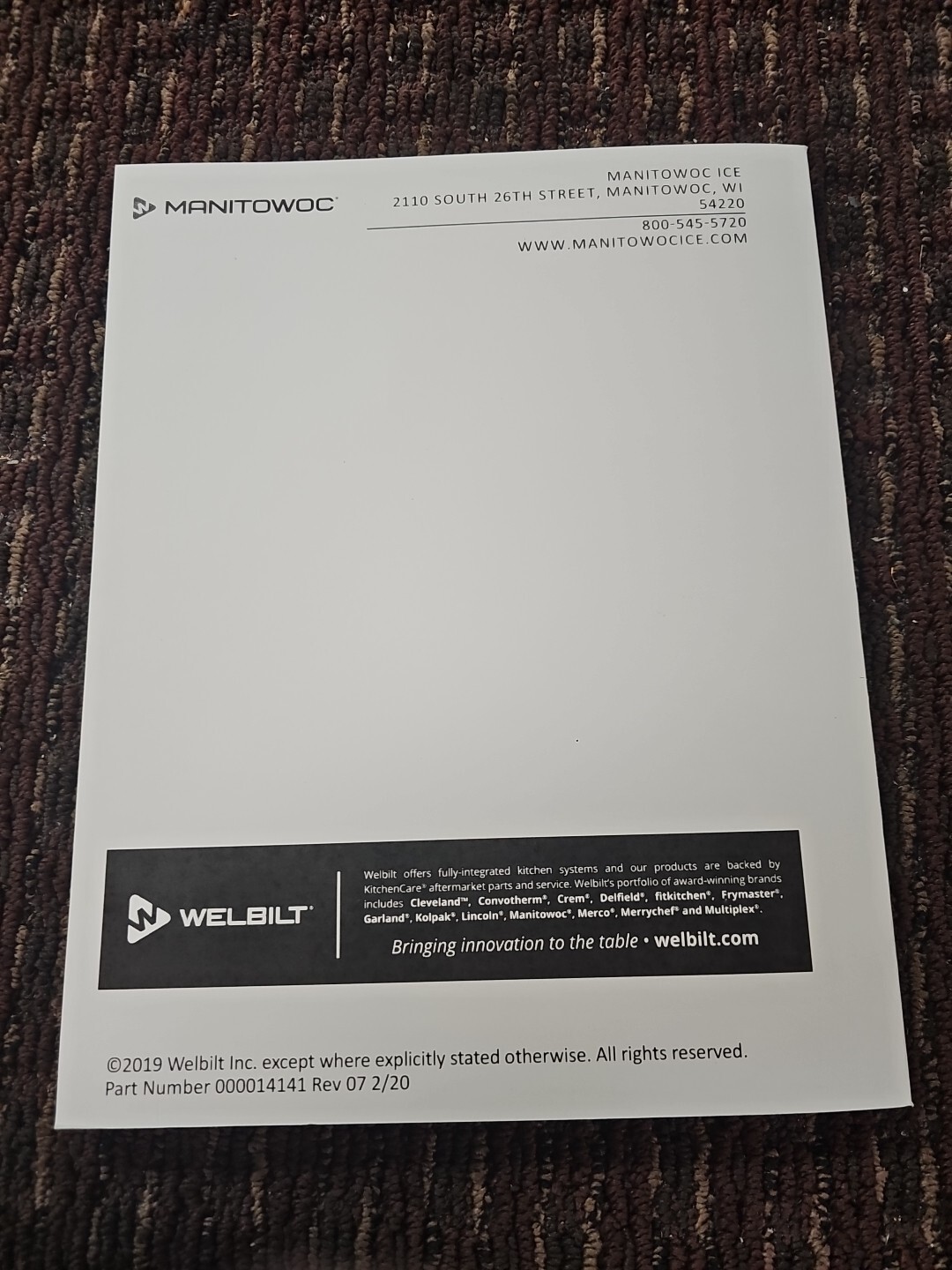 Manitowoc Indigo NXT Ice Machines Manual