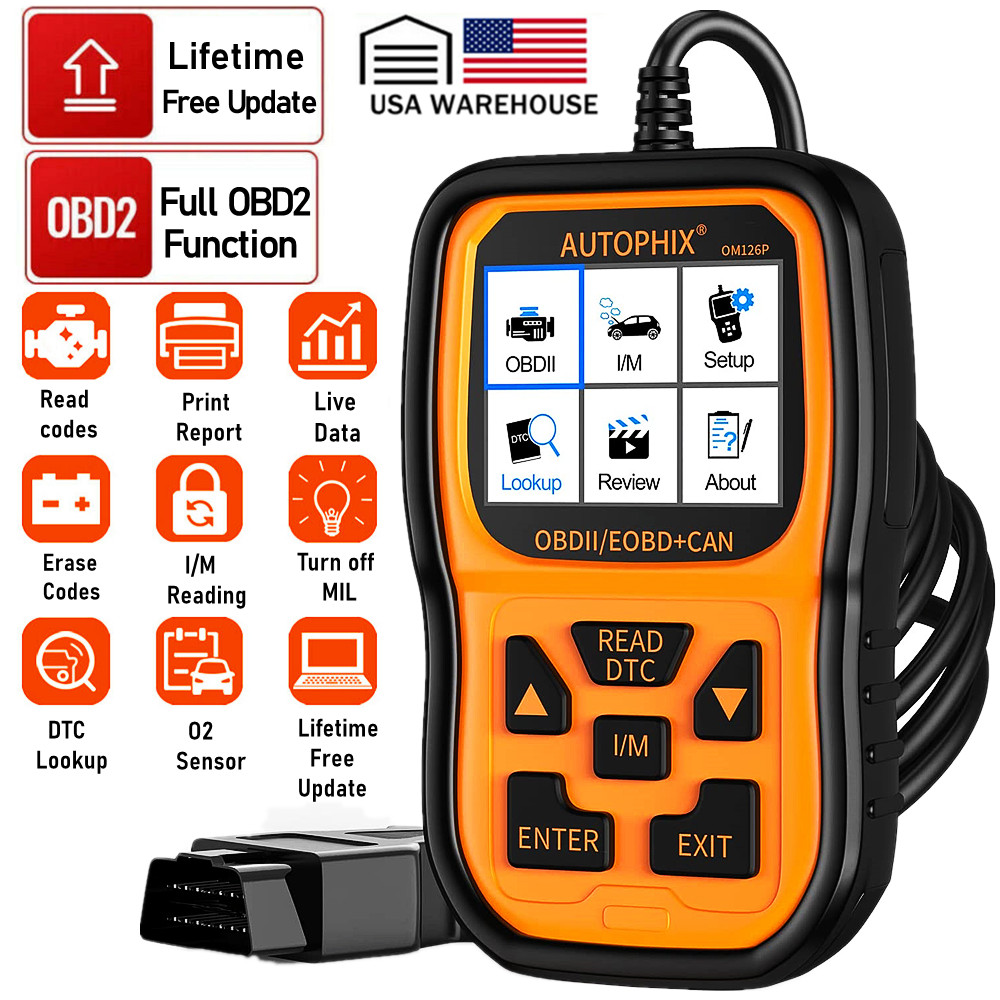 Check Engine Fault Light OBD2 Code Reader Car Scanner Automotive Diagnostic Tool