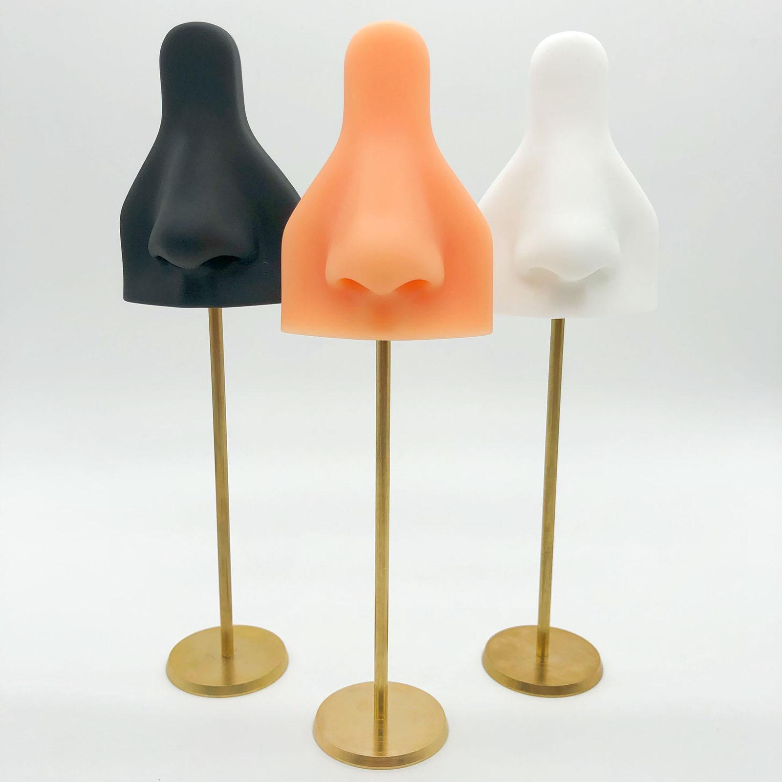 Show Practicing Silicone Nose Teaching Mannequin Tool with Model Copper Bracket