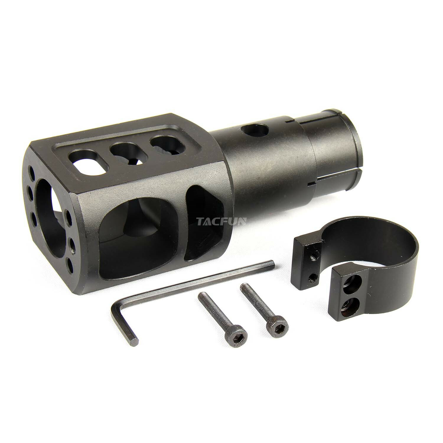 Mossberg 500 12GA Recoil Reducer Muzzle Brake Anodized BLACK Aluminum
