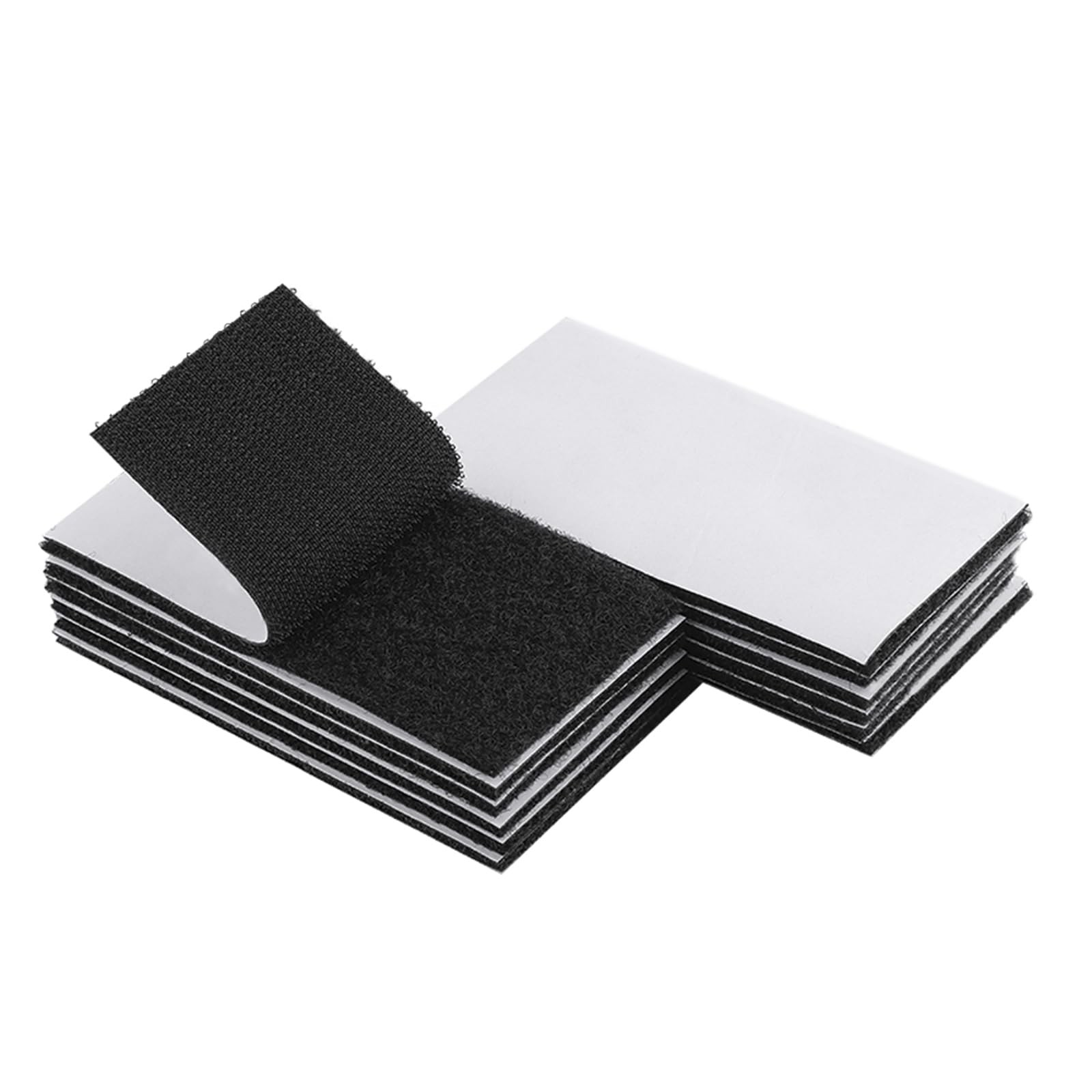 12 Sets Adhesive Hook & Loop Tape 2"x4" Sticky Back Fastener for Indoor Outdoor