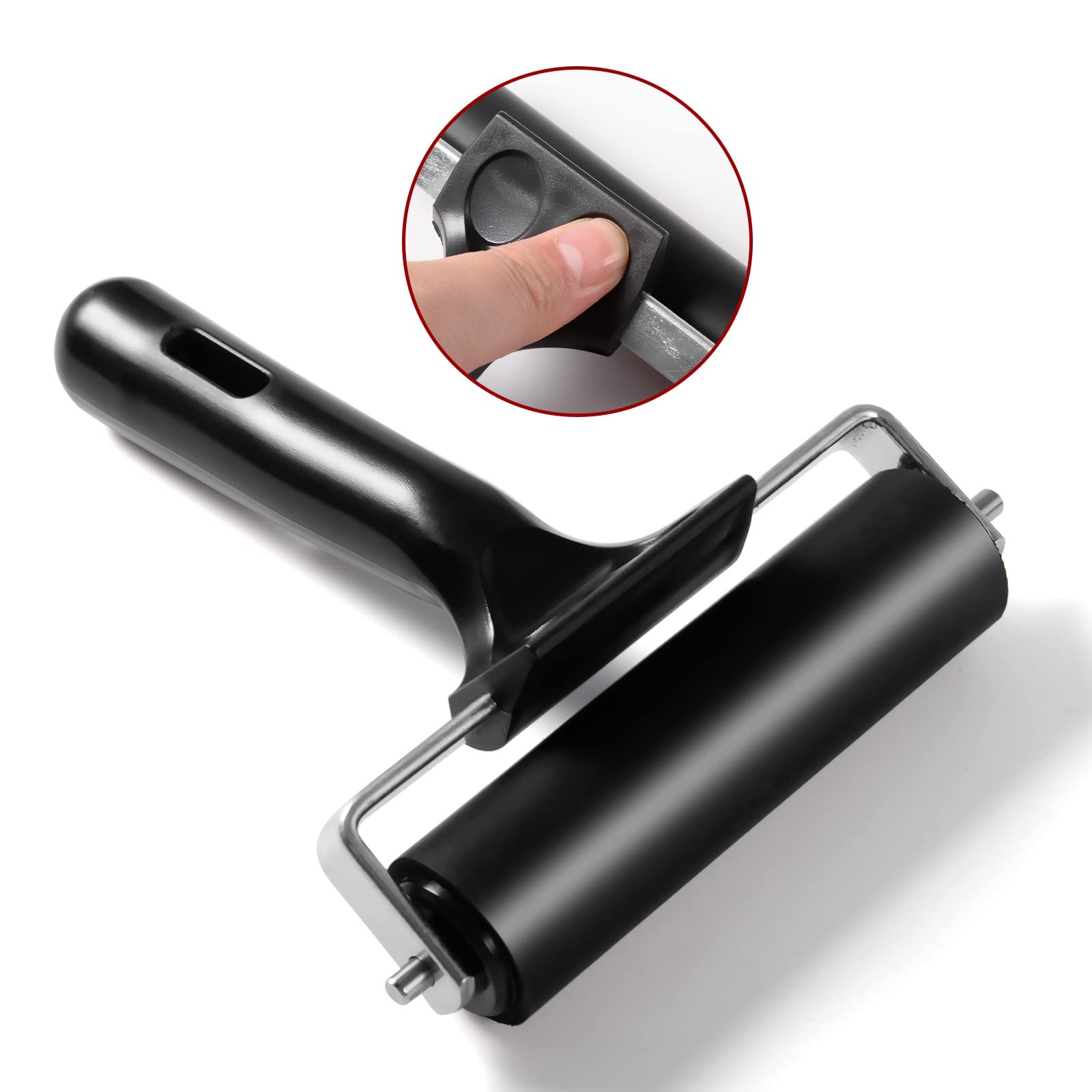 3 Pack Brayer Rollers for Crafting Vinyl Rubber Roller Brayers | Printmaking ...