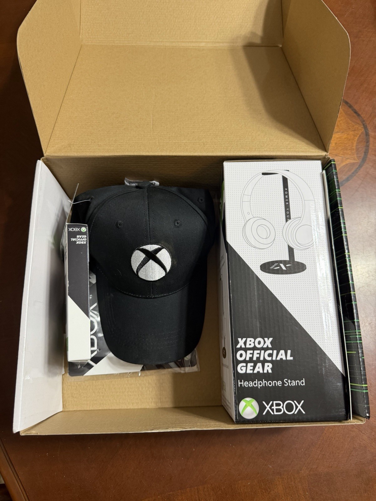 Xbox Official Gear Bundle Hat Headset Stand Pins Coaster Accessories Lot
