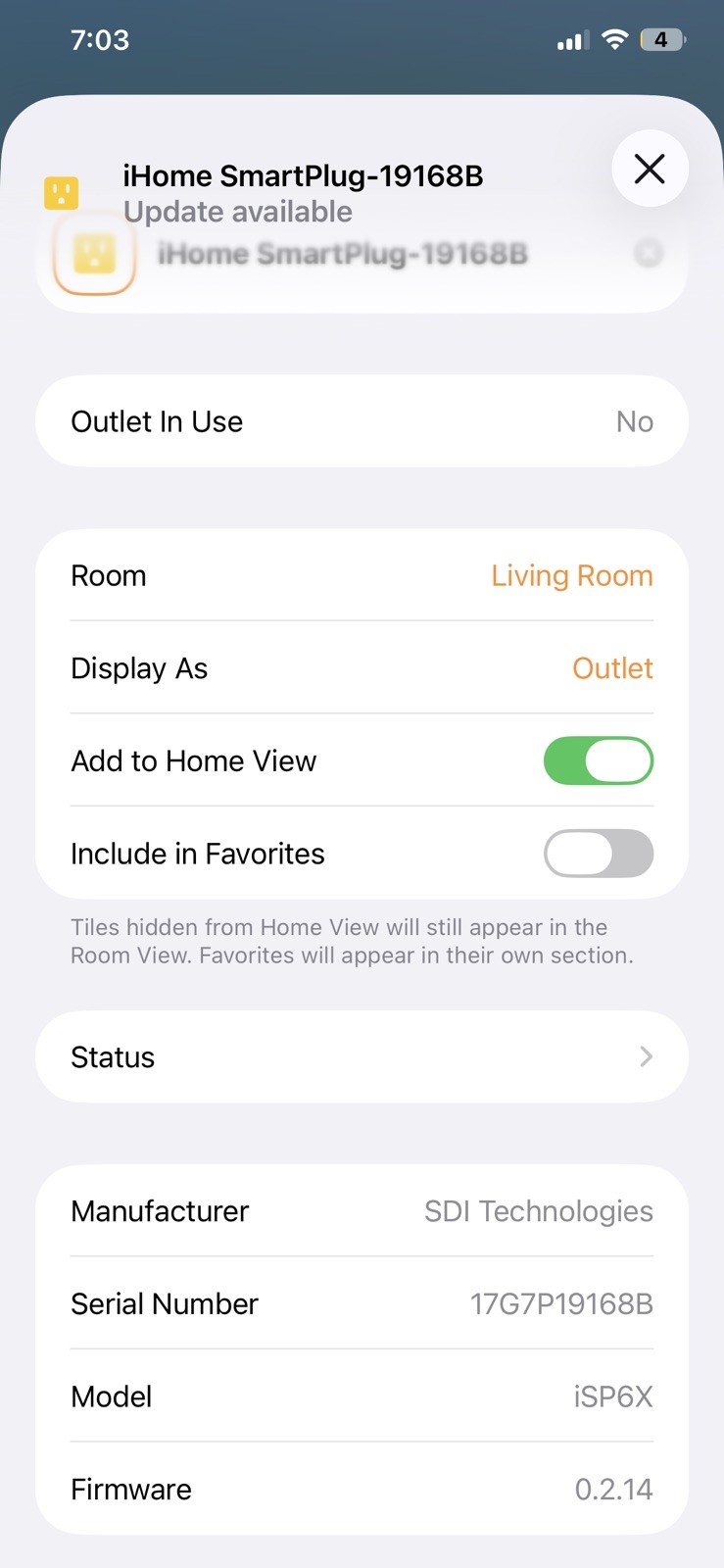 iHome Wi-Fi Control Smart Plug (Model ISP6X) - Tested & Working Works With IHome