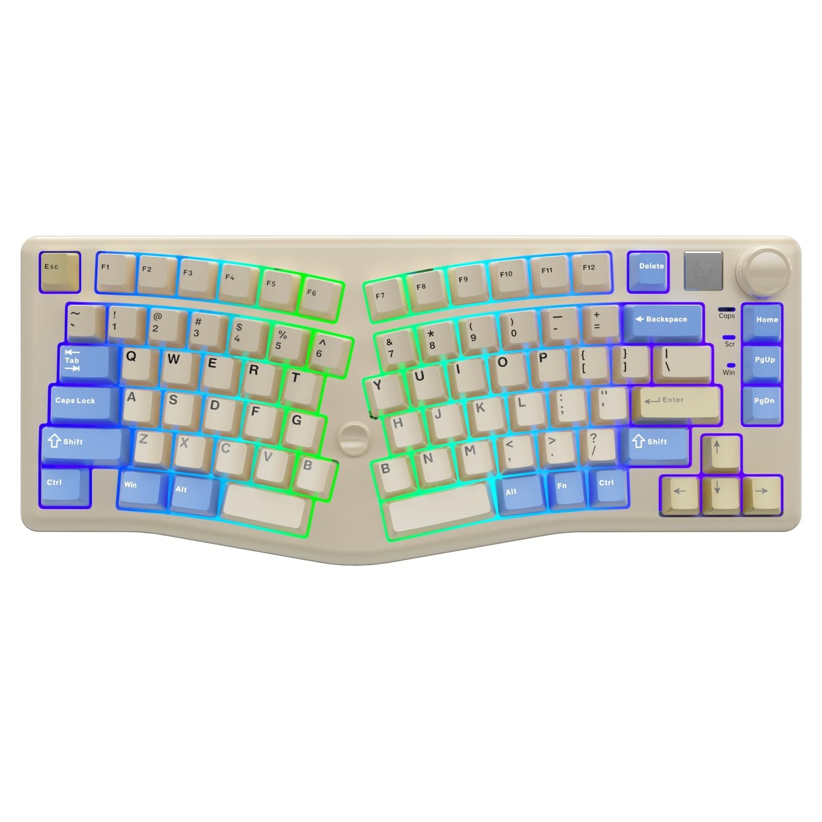 CORBOBO x LEOBOG Alice A75 Ergonomic Keyboard, Wireless Mechanical Gaming Key...