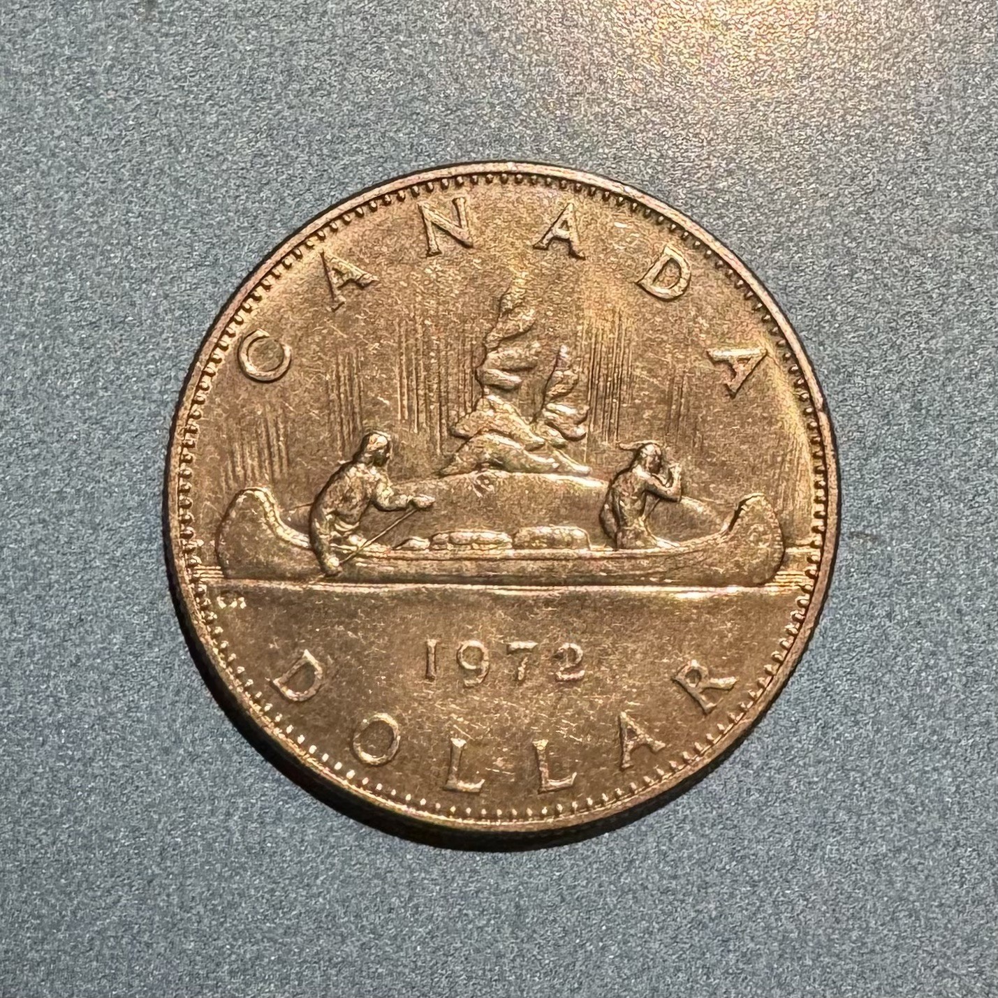 1972 Canada $1 Silver Dollar Voyageur Canadian Dollar .500 ASW .375 ozt