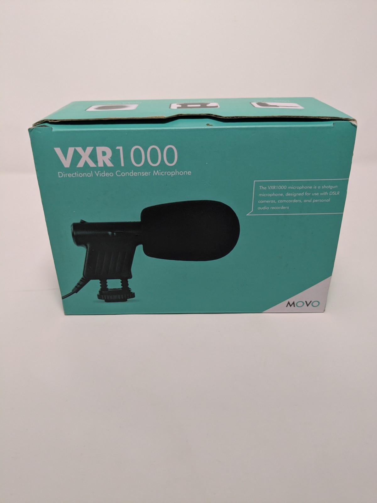 Movo VXR1000 - Mini HD Shotgun Condenser Microphone for DSLR Video Camera
