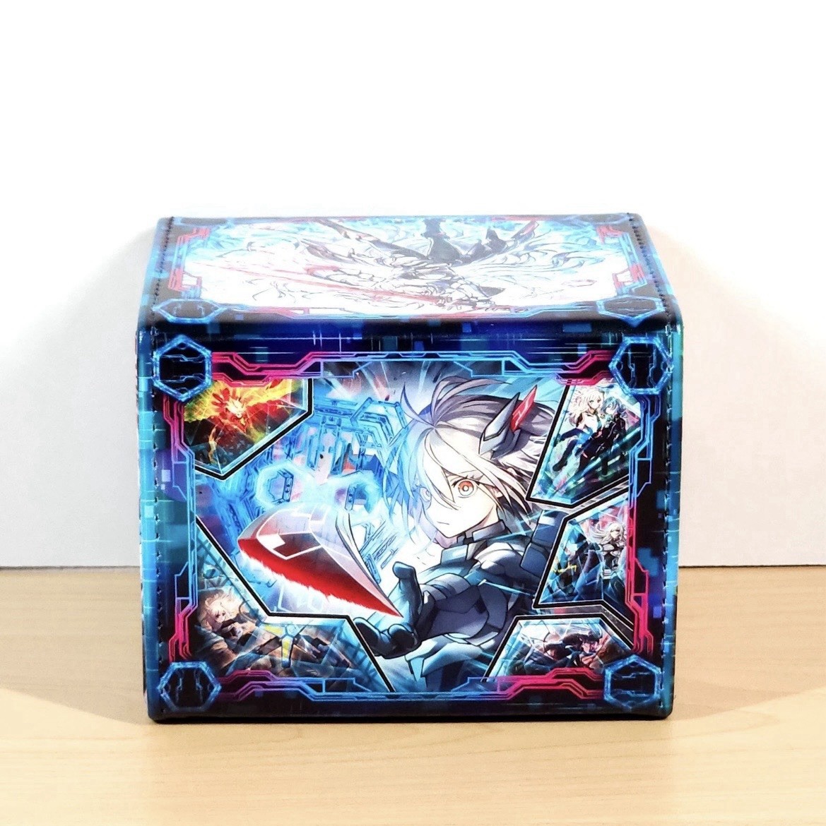 Sky Striker Card Deck Box - PU Leather - TCG/CCG Storage Box -