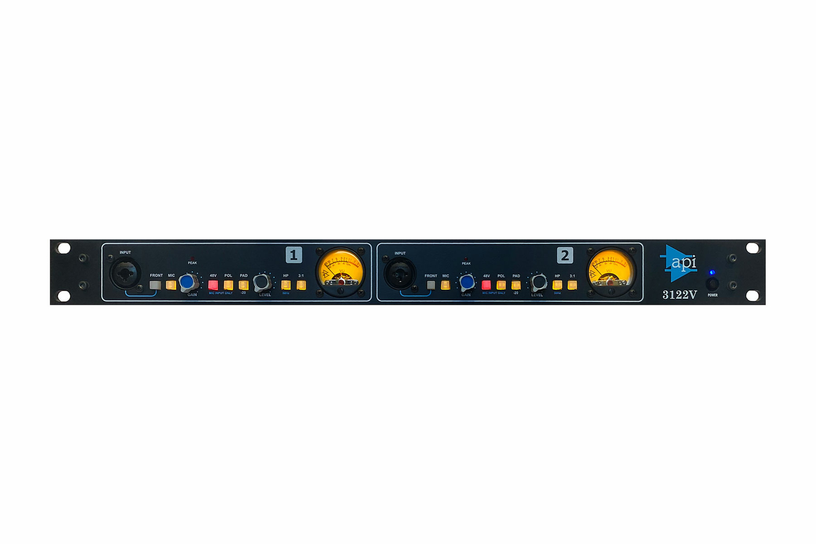 API Audio 3122V | 2-Channel Microphone/Line Preamplifier