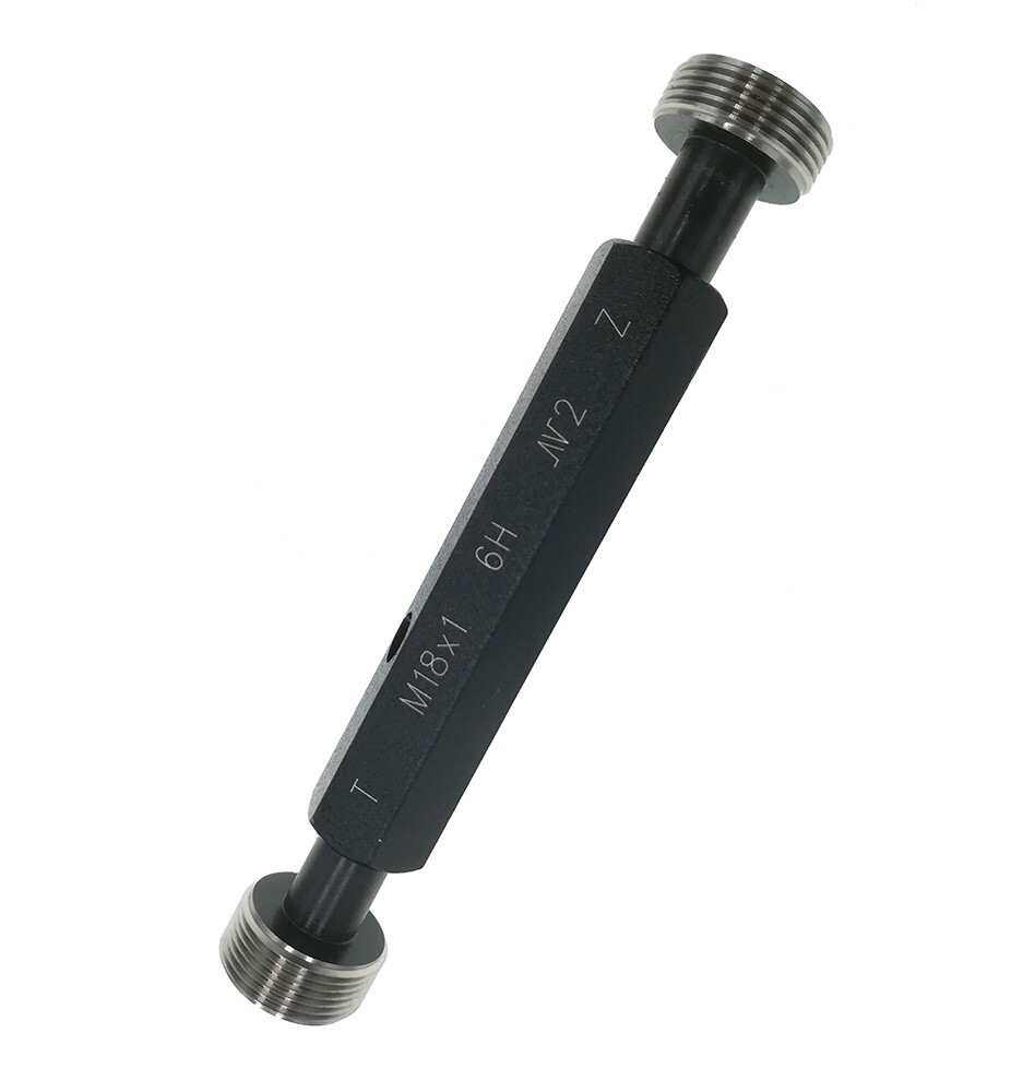 M18 x 1.0 6H Thread Gages Go NoGO Metric Thread Plug Gage Gauge M18 Threaded