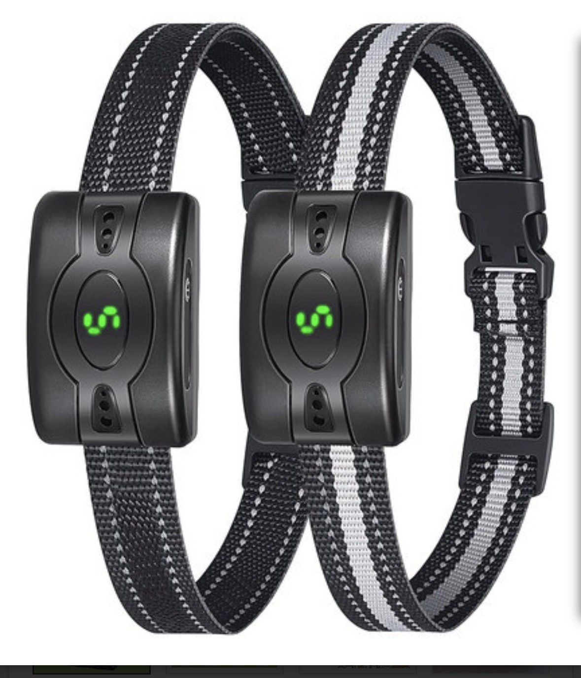 2 Pack Rechargeable Dog Bark Collar, Anti Barking Collar with 5 Sensitivity NIB