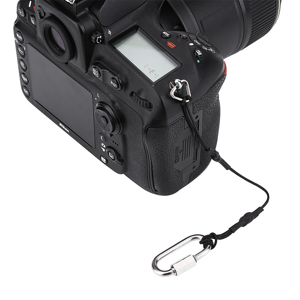 Universal Durable Camera Strap Safety Rope Tether With Clip Hook For DSLR