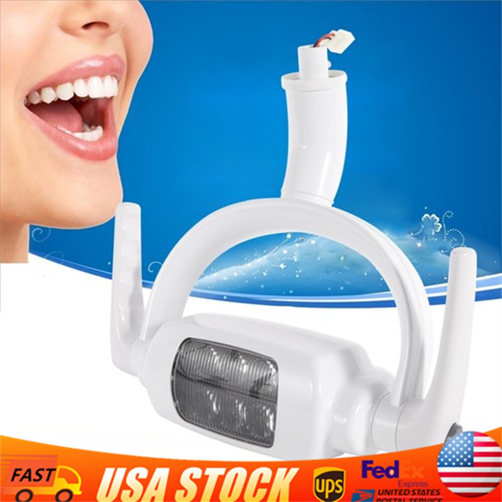 Dental 6 LED 7W LED Oral Light Teeth Lamp Induction For Unit Chair Tool AC 12V