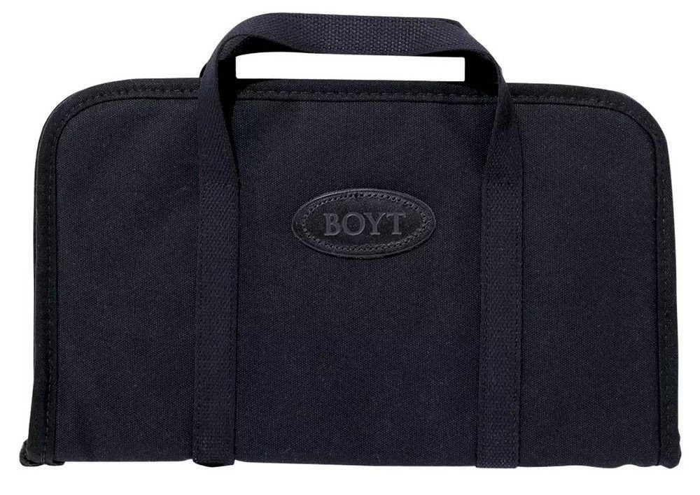 Boyt Harness 9"x6" Black Rectangular Canvas Pistol Rug Handgun Case - 0PP640003