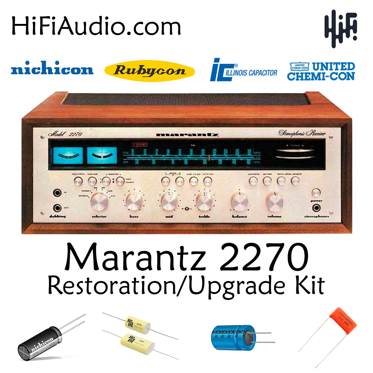 Marantz 2270 rebuild restoration recap upgrade kit repair filter capacitor