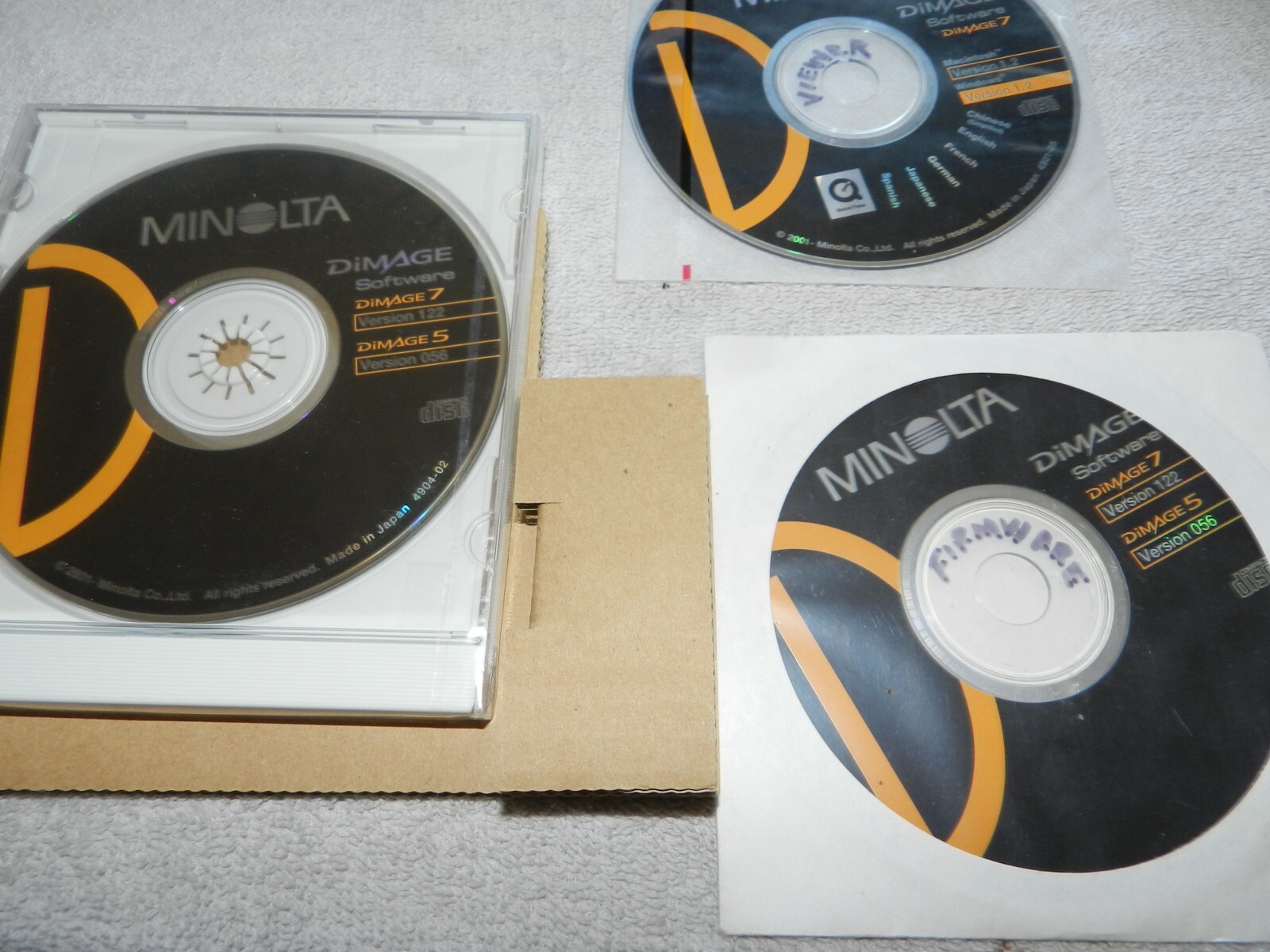 Minolta PC Flash adapter PCT -100 disk set