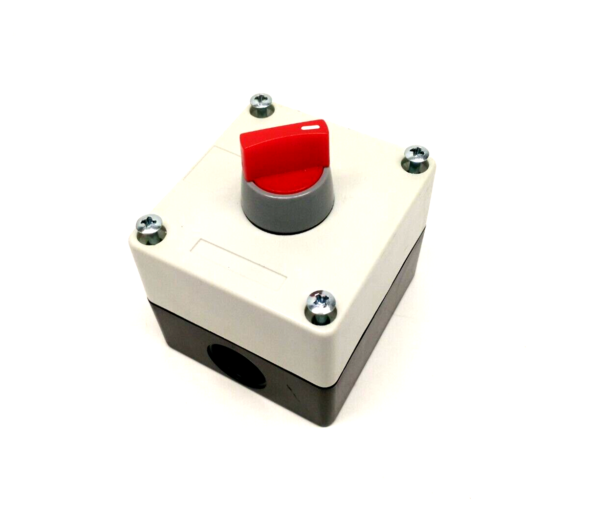 Auspicious Red 2-Position Selector Switch w/ Control Station Enclosure 120V 6A