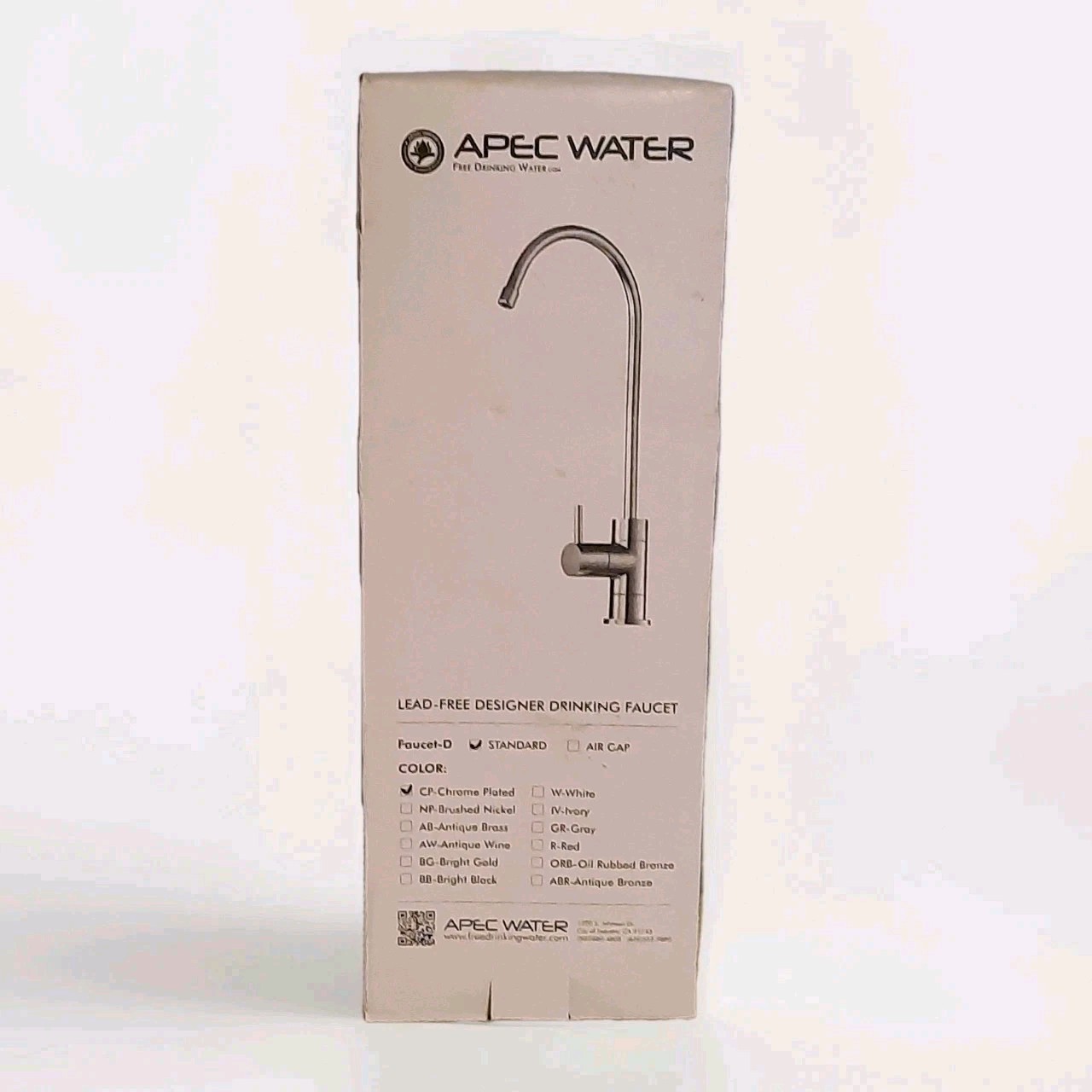 New APEC Water Faucet-D Standard Lead Free Designer Drinking Water Faucet Chrome