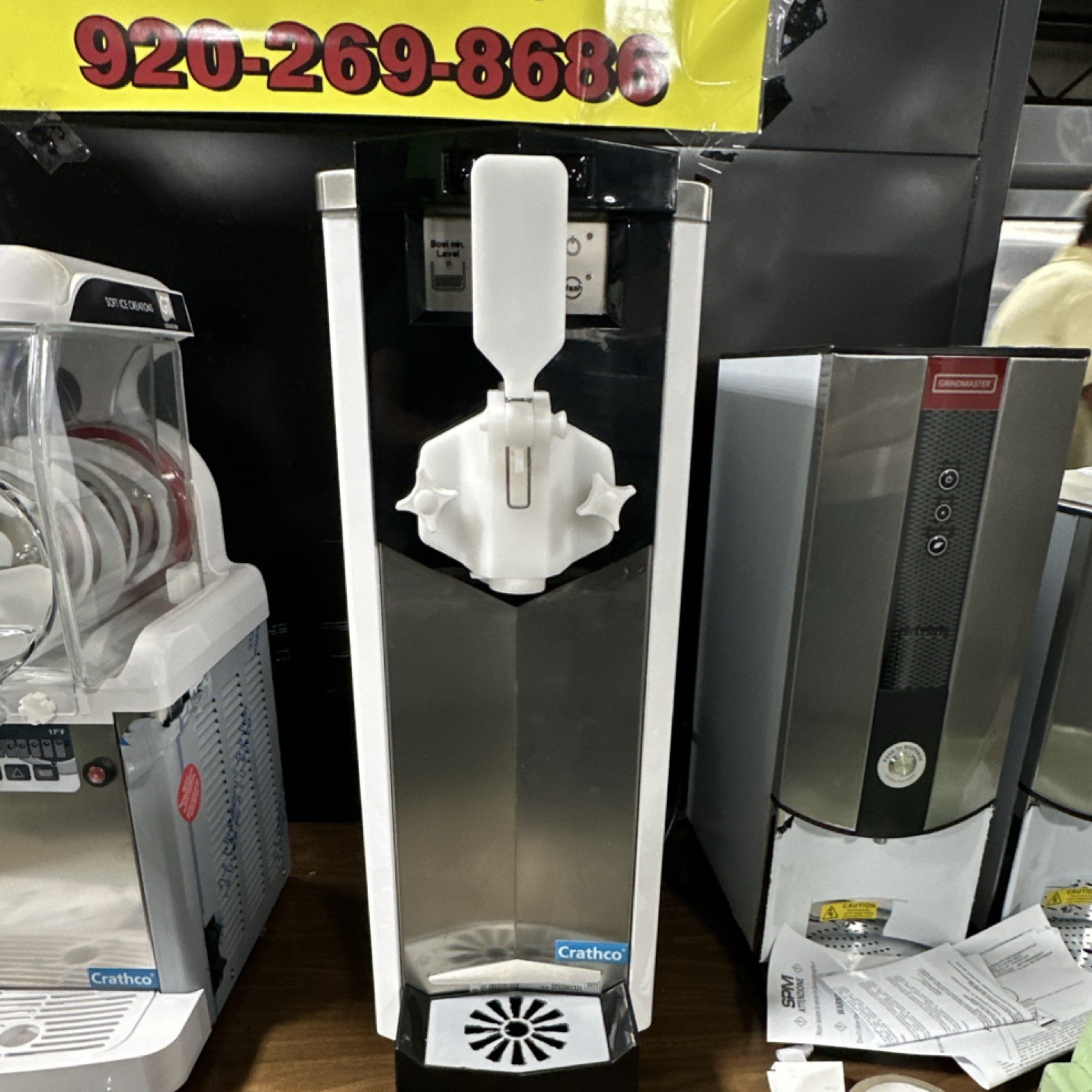 Crathco KSOFTP Soft Serve Ice Cream Machine Countertop 1 Hopper