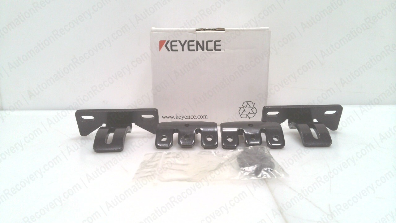 KEYENCE 0P-84260, SPACE-SAVING MOUNTING BRACKET, 2 PIECE SET, NEW #337940