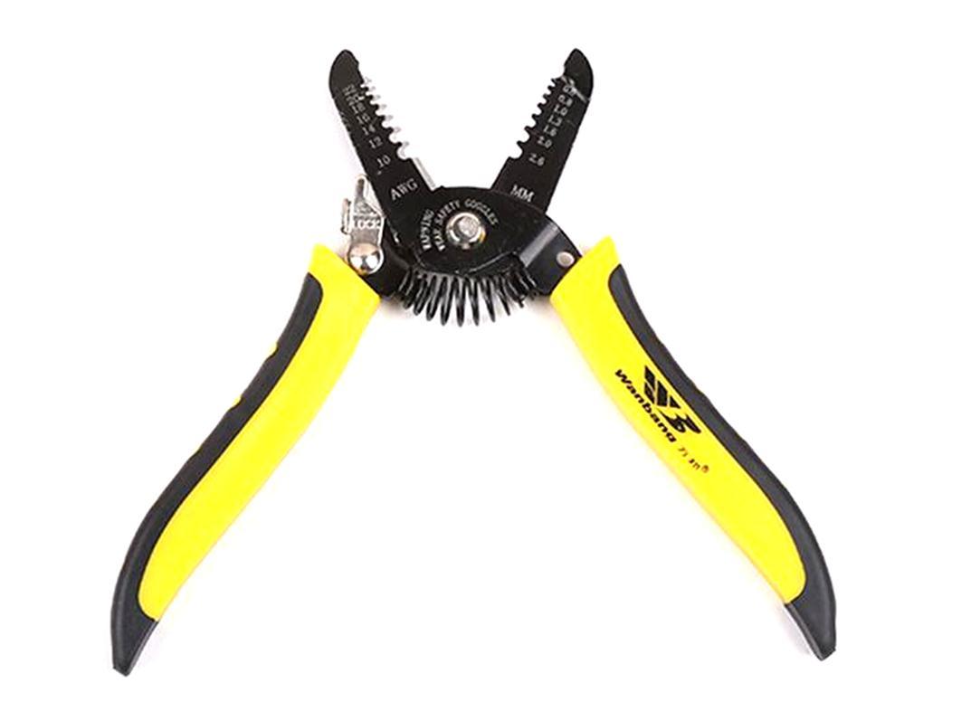 5pcs Cable Wire Stripper Cutter Plier AWG Metric Scale Hand Tool